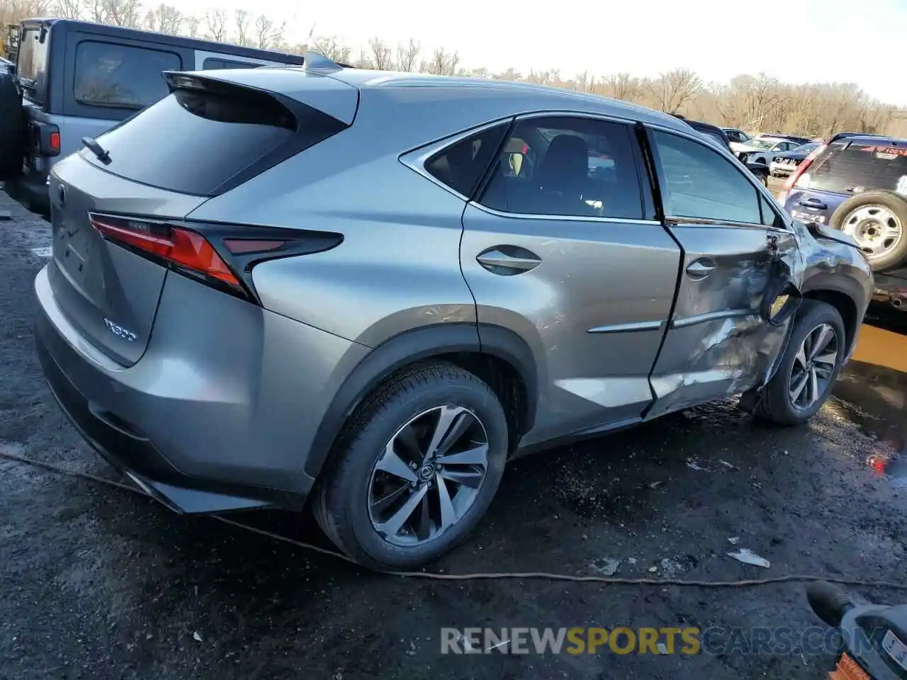 3 Photograph of a damaged car JTJBARBZ9K2189242 LEXUS NX 2019