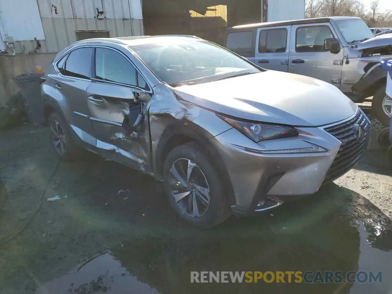 4 Фотография поврежденного автомобиля JTJBARBZ9K2189242 LEXUS NX 2019