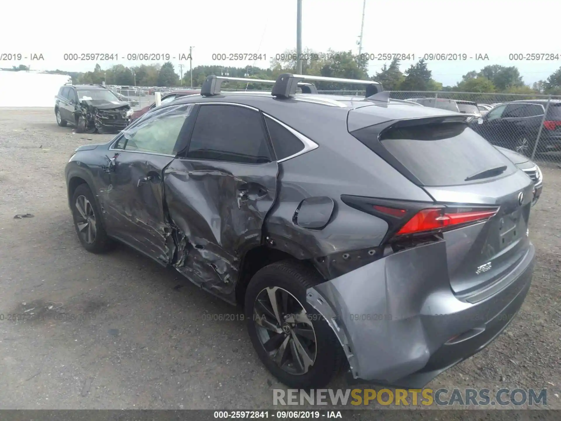 3 Photograph of a damaged car JTJBARBZ9K2191055 LEXUS NX 2019