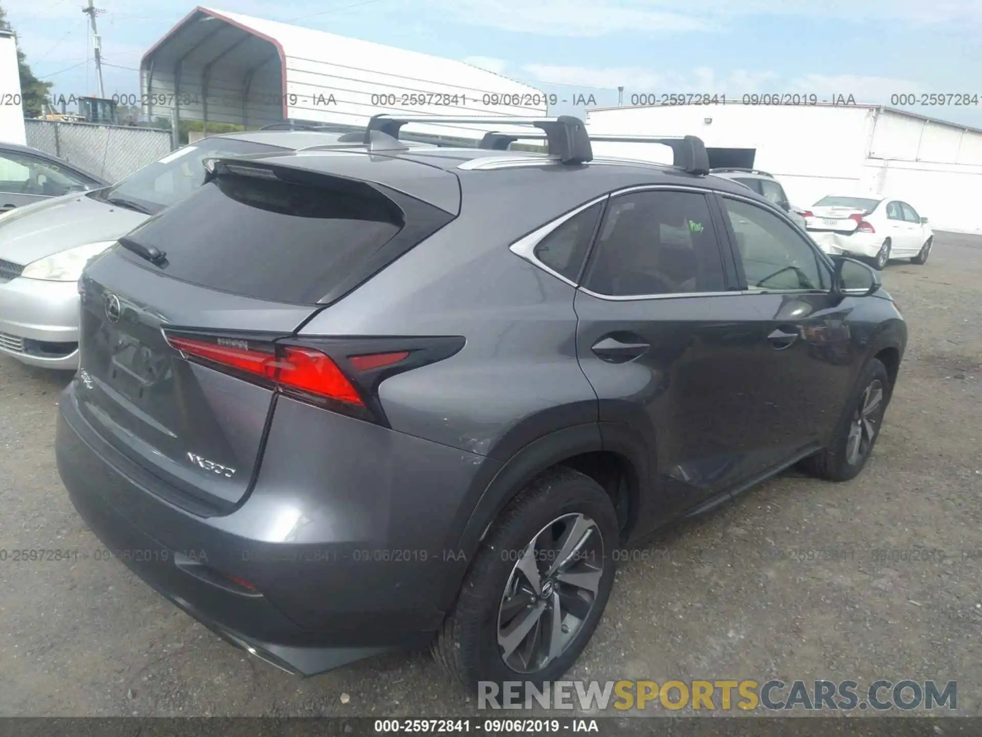 4 Фотография поврежденного автомобиля JTJBARBZ9K2191055 LEXUS NX 2019