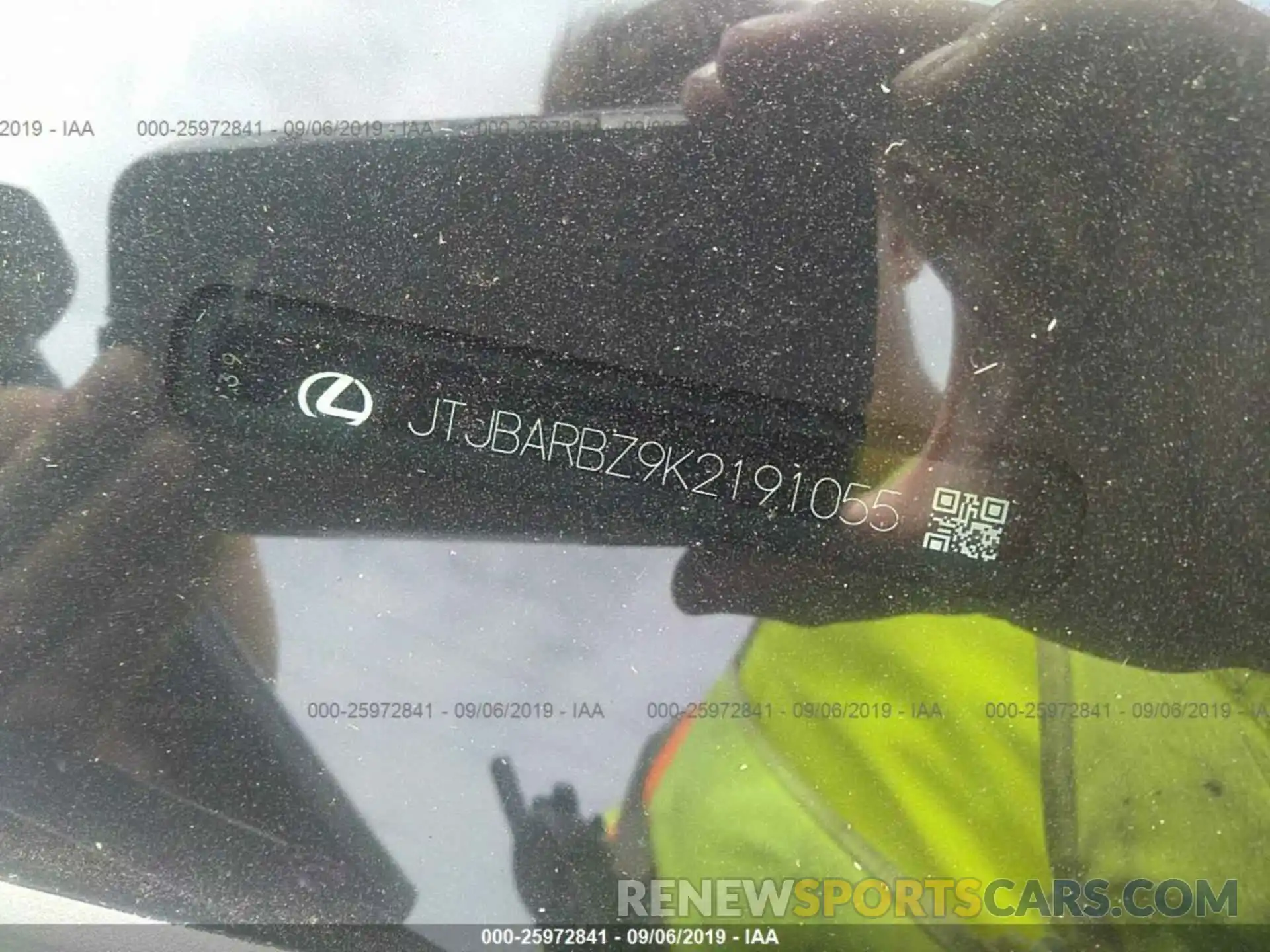 9 Photograph of a damaged car JTJBARBZ9K2191055 LEXUS NX 2019