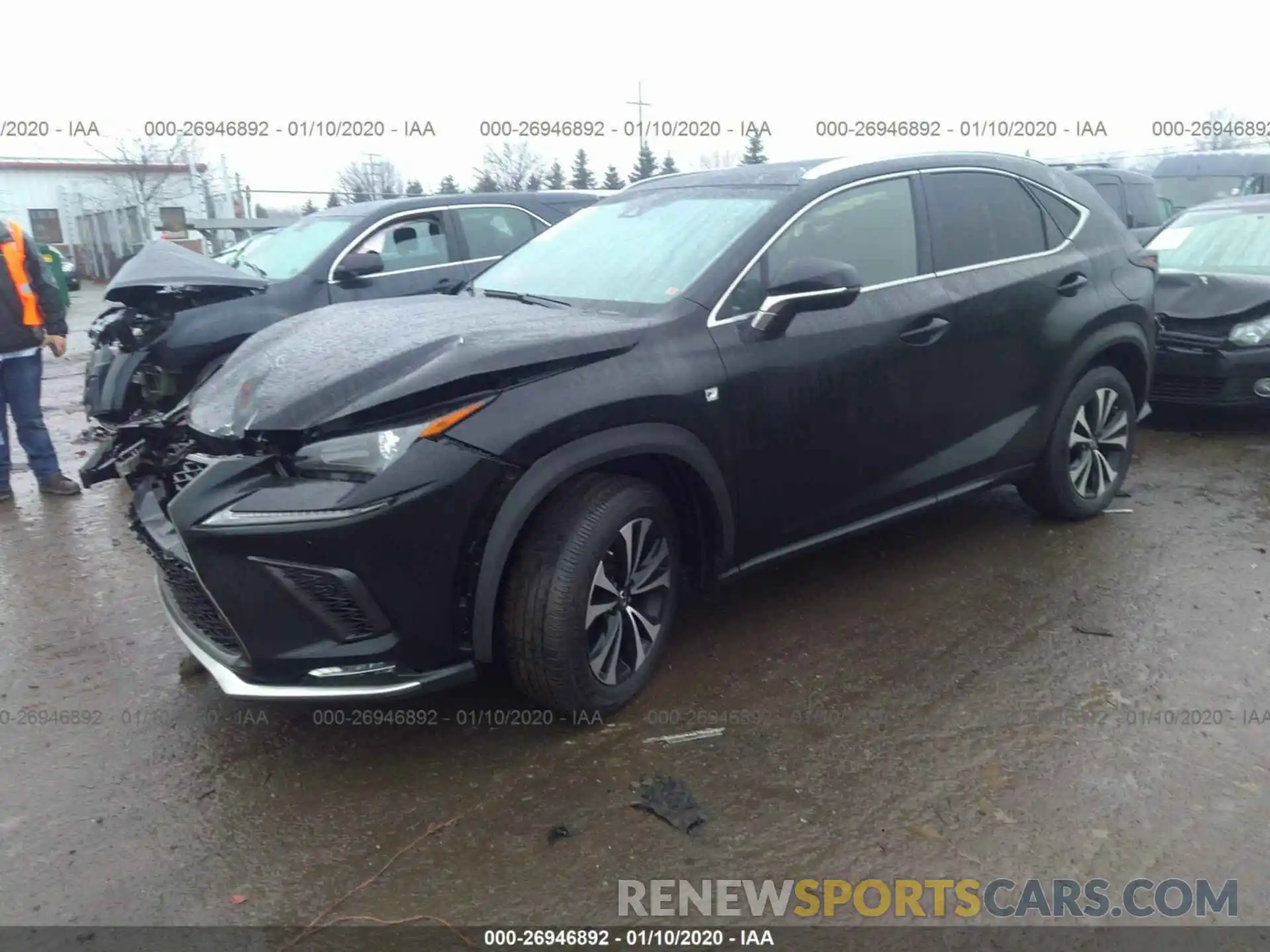 2 Photograph of a damaged car JTJBARBZ9K2191136 LEXUS NX 2019