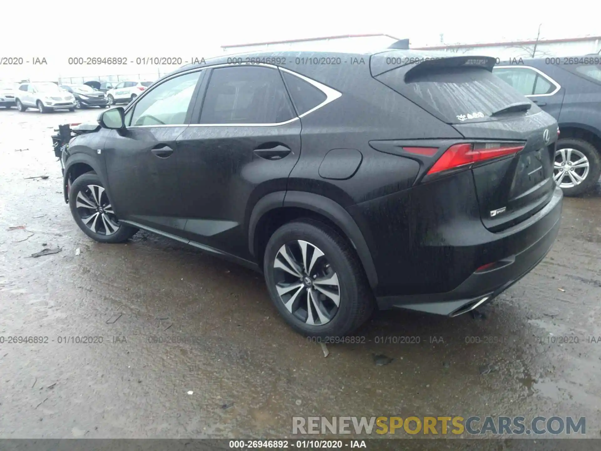 3 Photograph of a damaged car JTJBARBZ9K2191136 LEXUS NX 2019