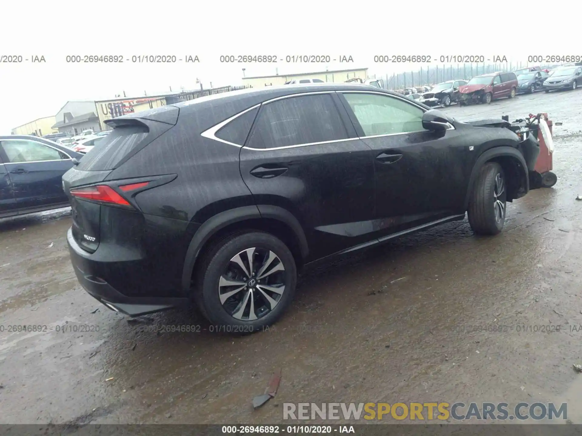 4 Фотография поврежденного автомобиля JTJBARBZ9K2191136 LEXUS NX 2019