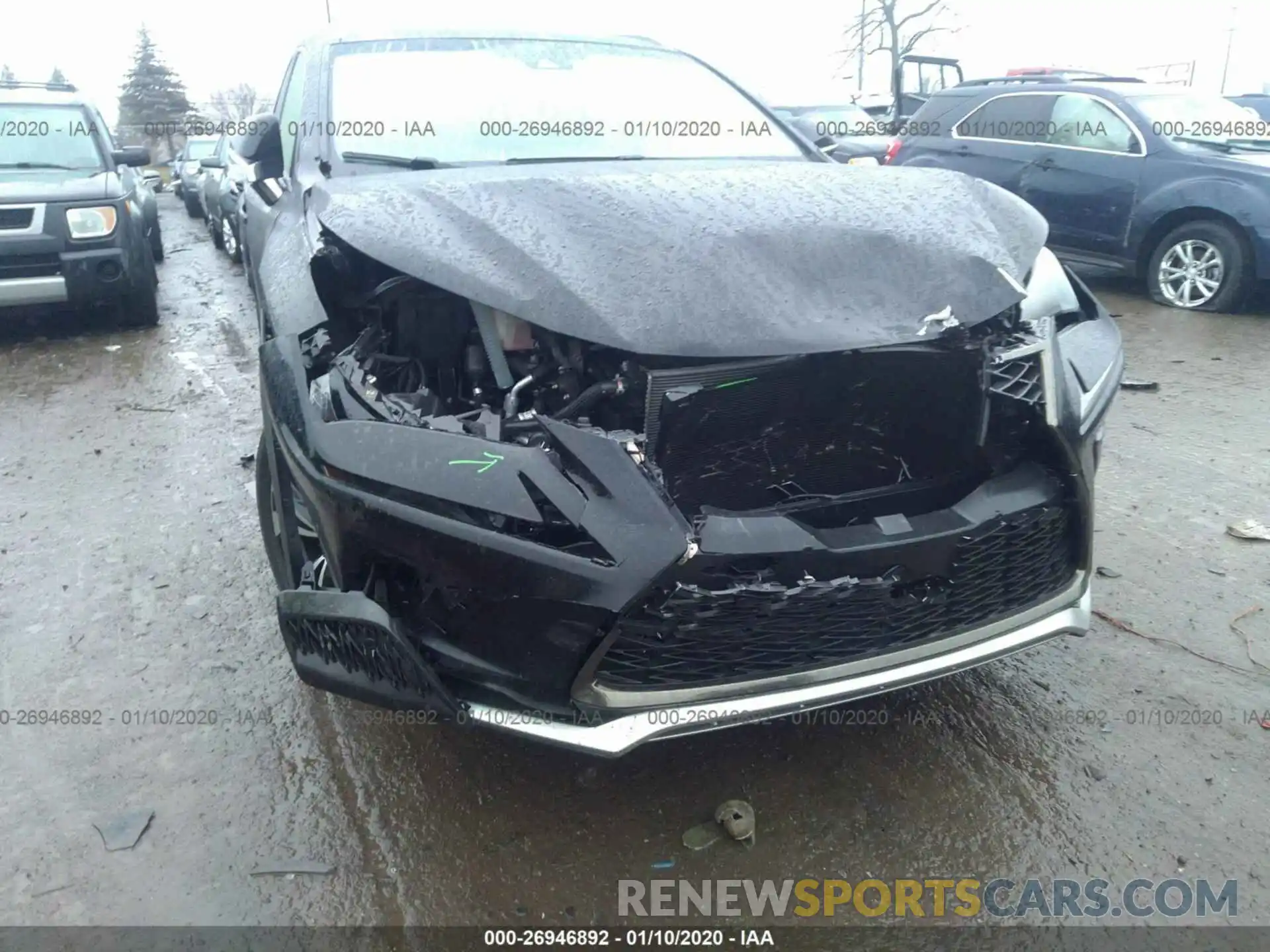 6 Photograph of a damaged car JTJBARBZ9K2191136 LEXUS NX 2019