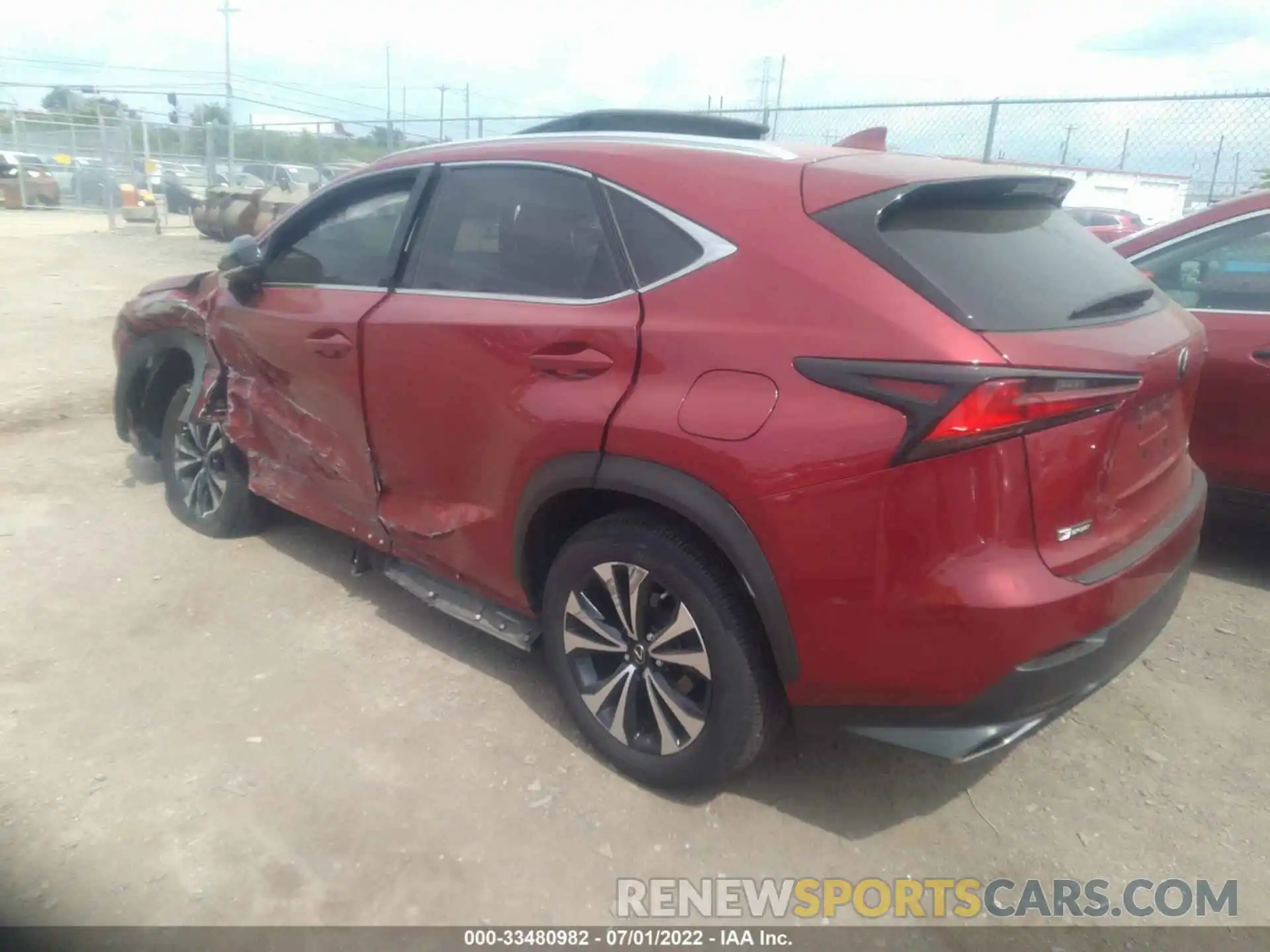 3 Фотография поврежденного автомобиля JTJBARBZ9K2193632 LEXUS NX 2019