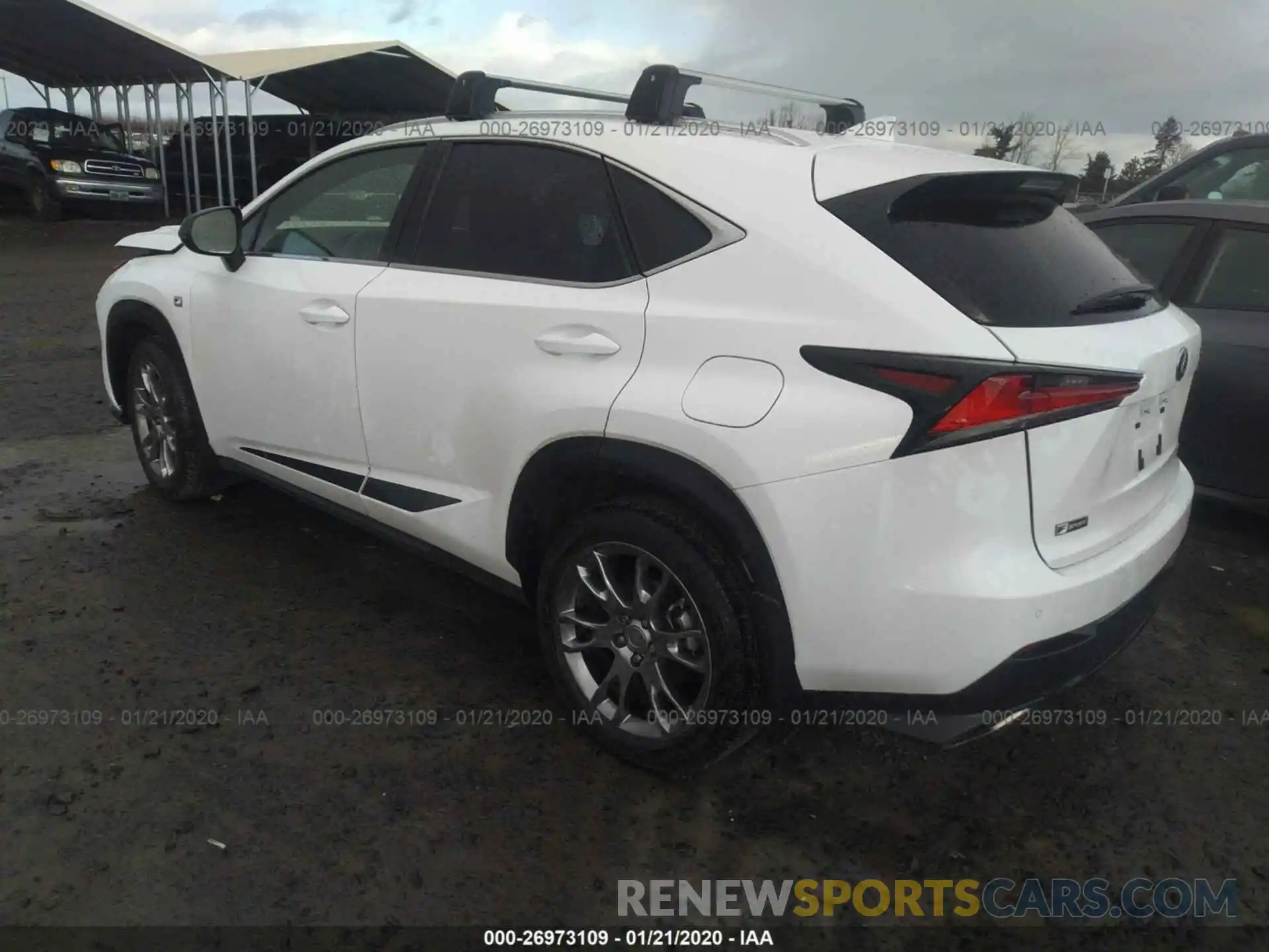 3 Фотография поврежденного автомобиля JTJBARBZ9K2207223 LEXUS NX 2019