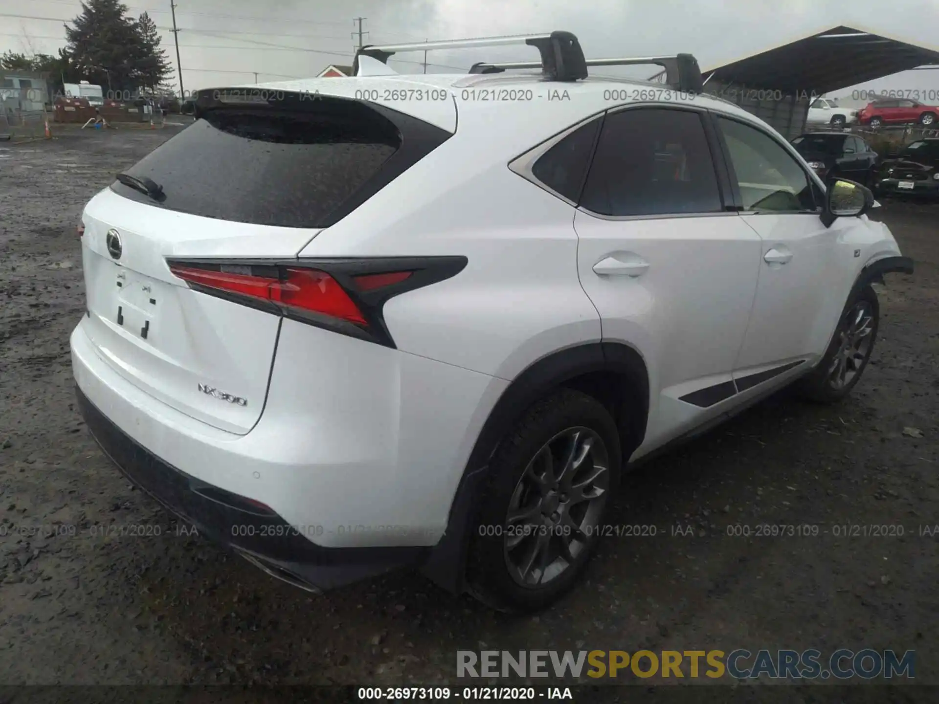 4 Фотография поврежденного автомобиля JTJBARBZ9K2207223 LEXUS NX 2019