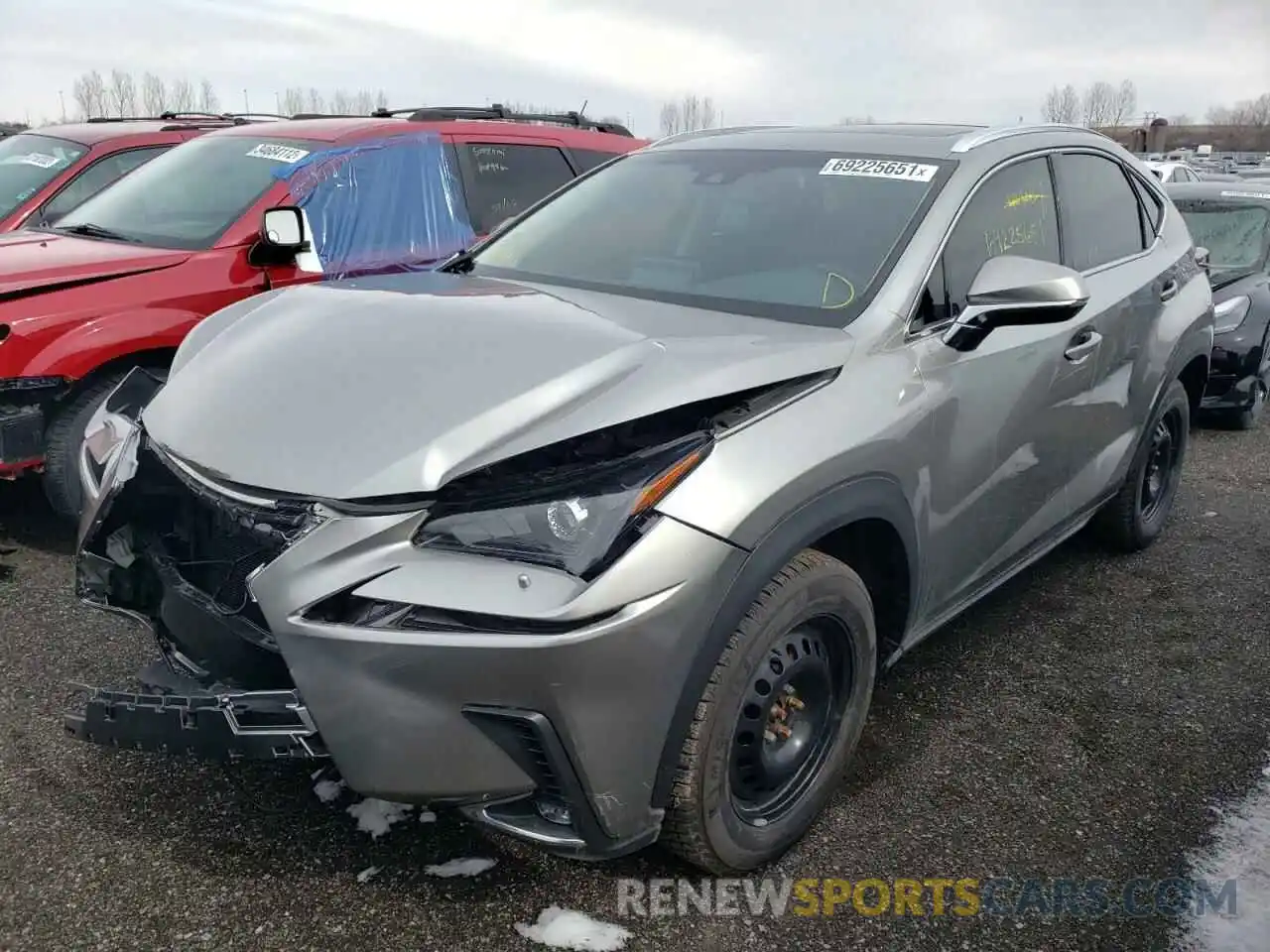 2 Photograph of a damaged car JTJBARBZ9K2207271 LEXUS NX 2019