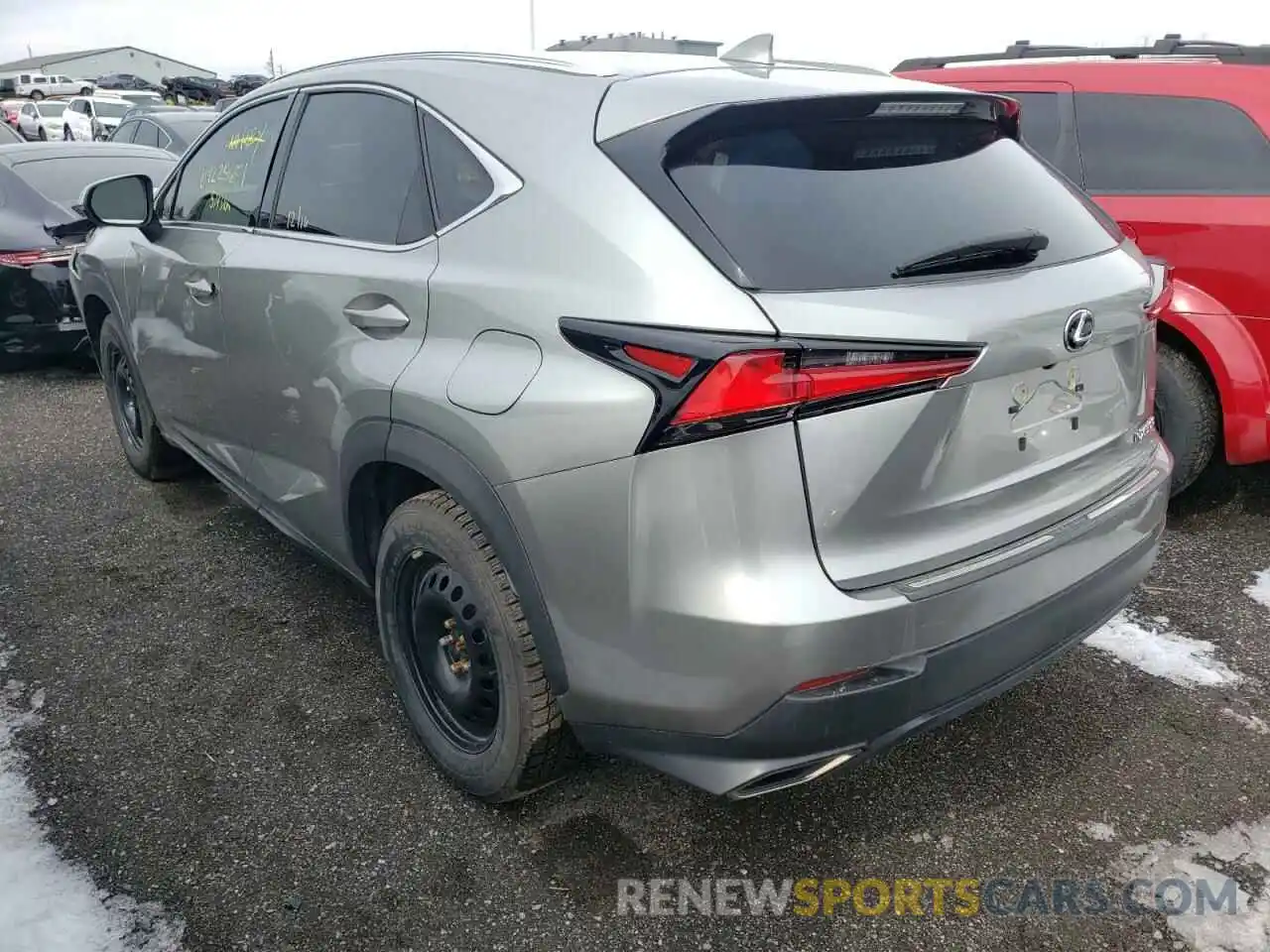 3 Фотография поврежденного автомобиля JTJBARBZ9K2207271 LEXUS NX 2019