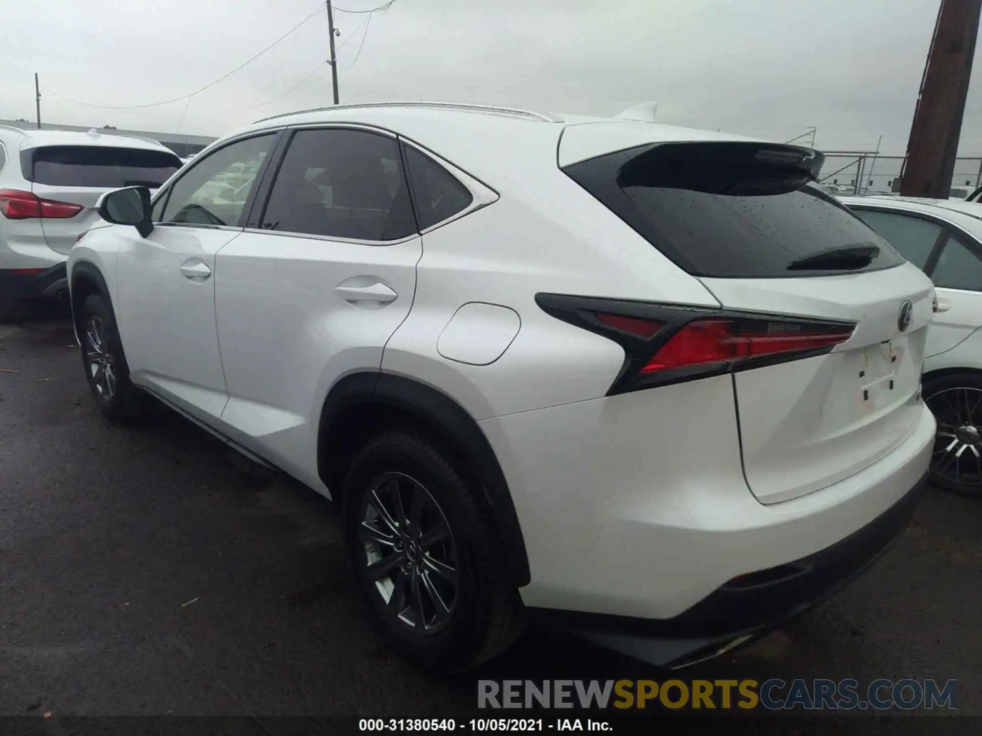 3 Фотография поврежденного автомобиля JTJBARBZ9K2208730 LEXUS NX 2019