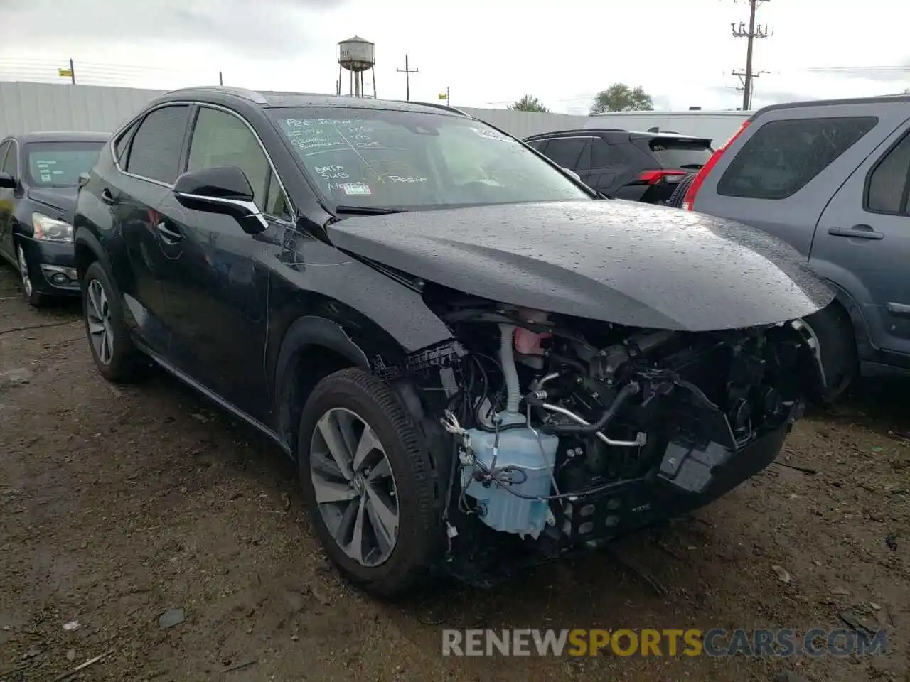 1 Photograph of a damaged car JTJBARBZ9K2209845 LEXUS NX 2019