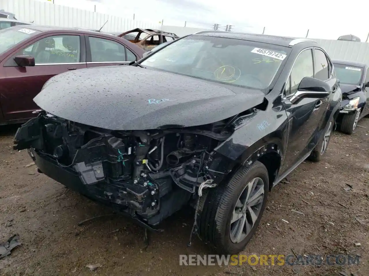 2 Фотография поврежденного автомобиля JTJBARBZ9K2209845 LEXUS NX 2019