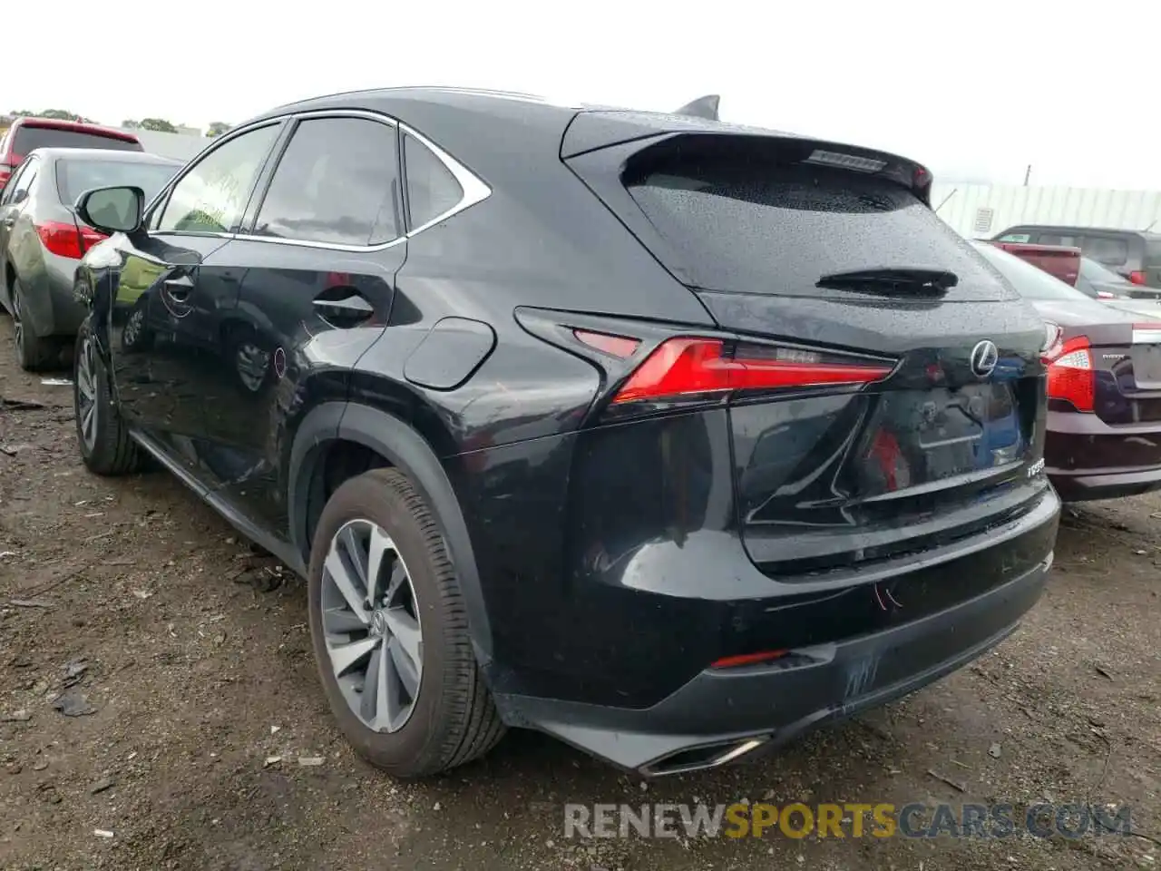 3 Фотография поврежденного автомобиля JTJBARBZ9K2209845 LEXUS NX 2019