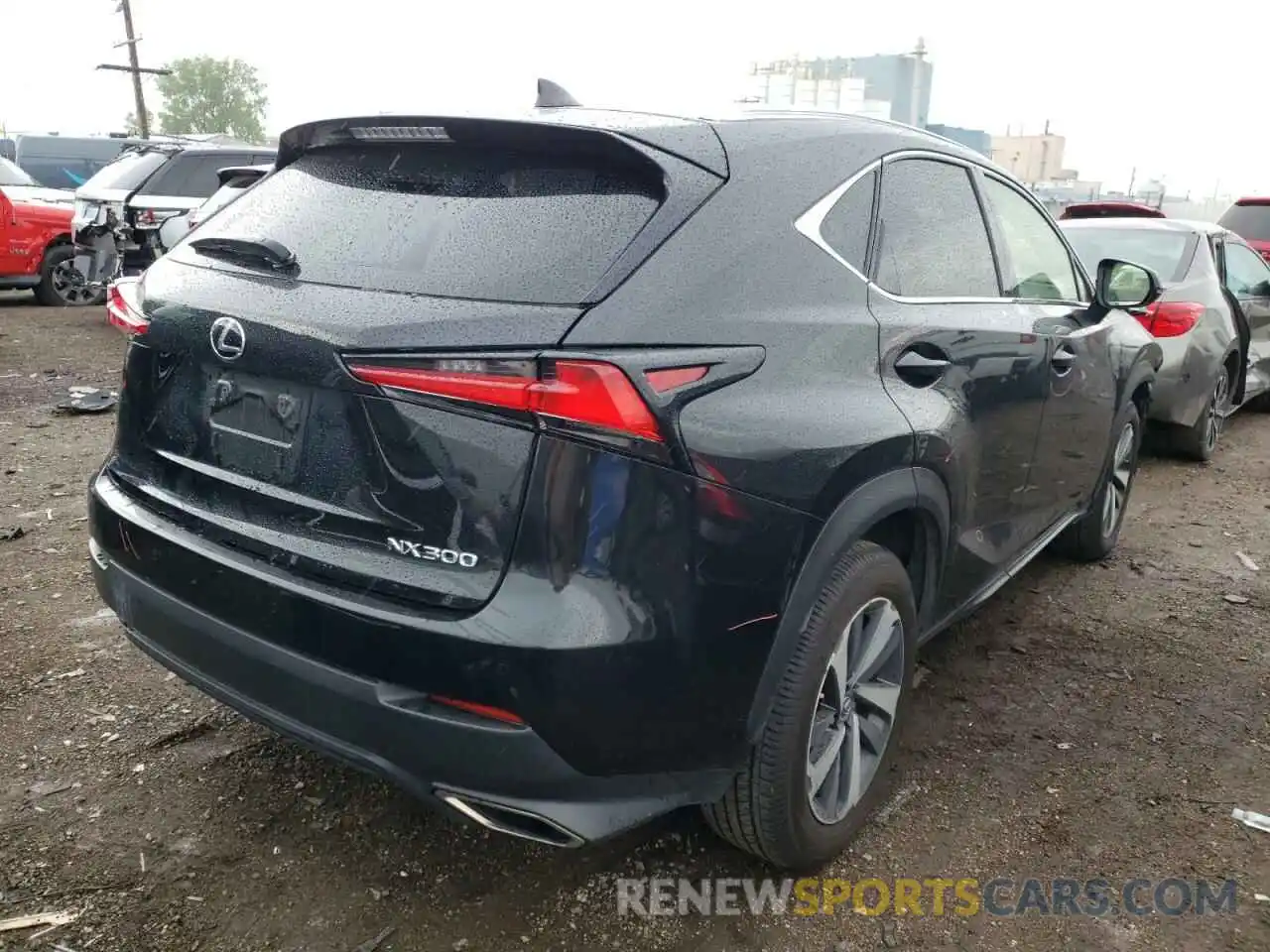 4 Photograph of a damaged car JTJBARBZ9K2209845 LEXUS NX 2019