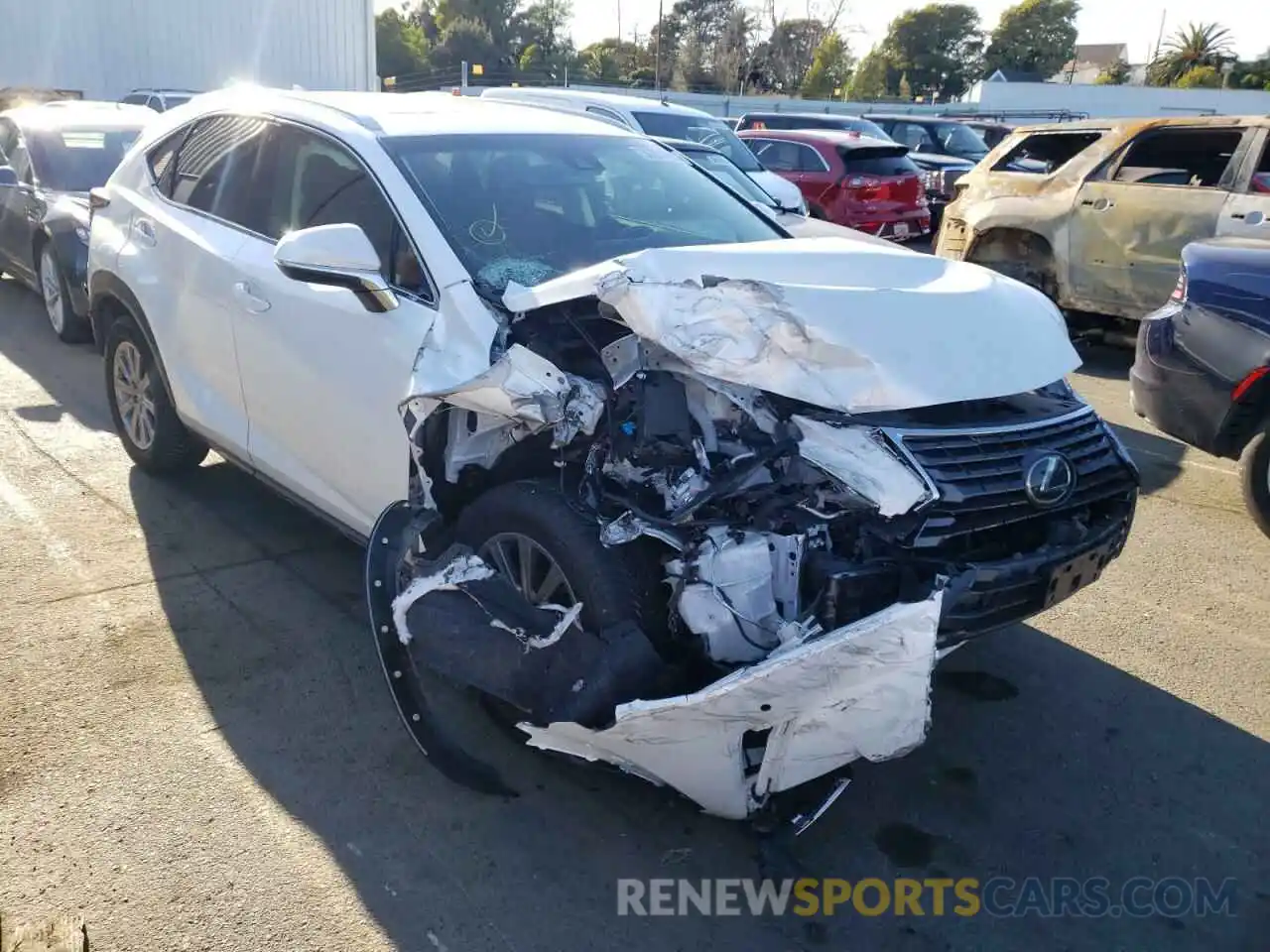 1 Photograph of a damaged car JTJBARBZ9K2211837 LEXUS NX 2019