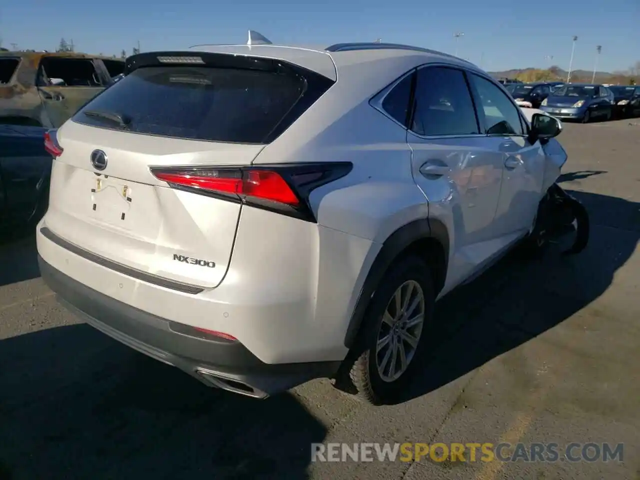 4 Photograph of a damaged car JTJBARBZ9K2211837 LEXUS NX 2019