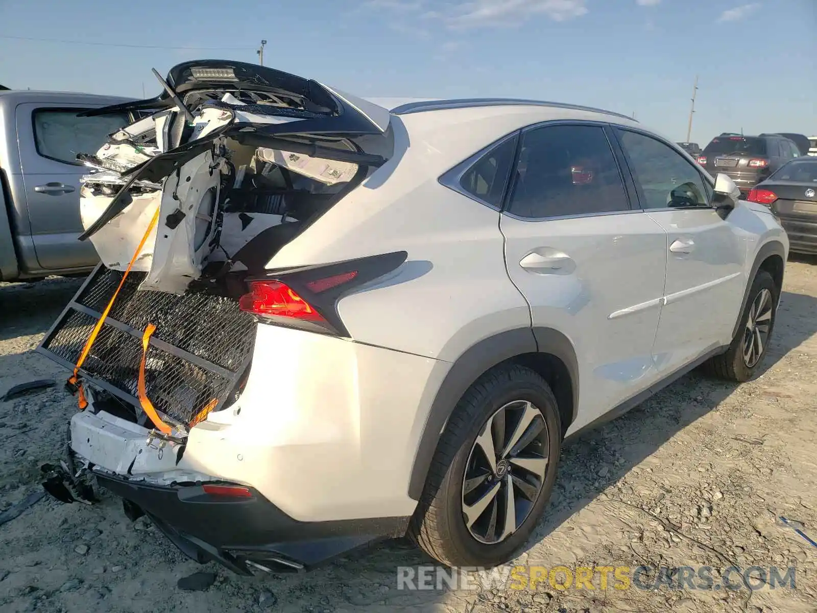 4 Photograph of a damaged car JTJBARBZ9K2211871 LEXUS NX 2019