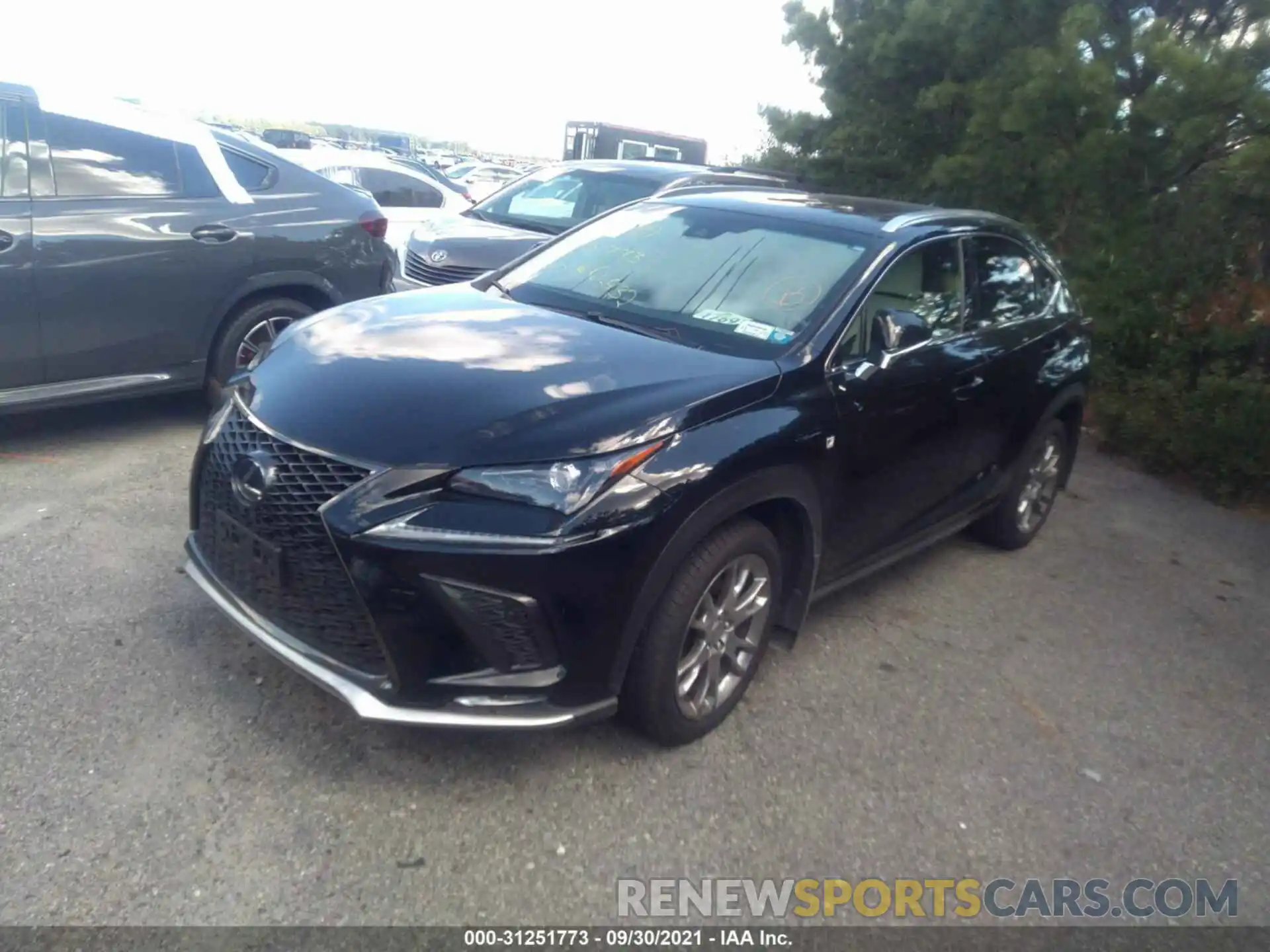 2 Фотография поврежденного автомобиля JTJBARBZ9K2212258 LEXUS NX 2019