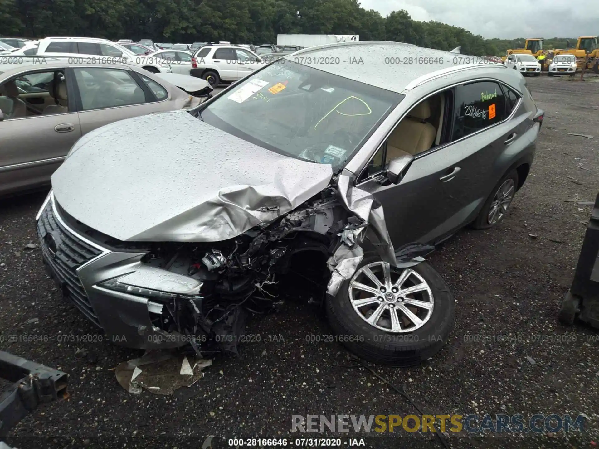 6 Фотография поврежденного автомобиля JTJBARBZ9K2212650 LEXUS NX 2019