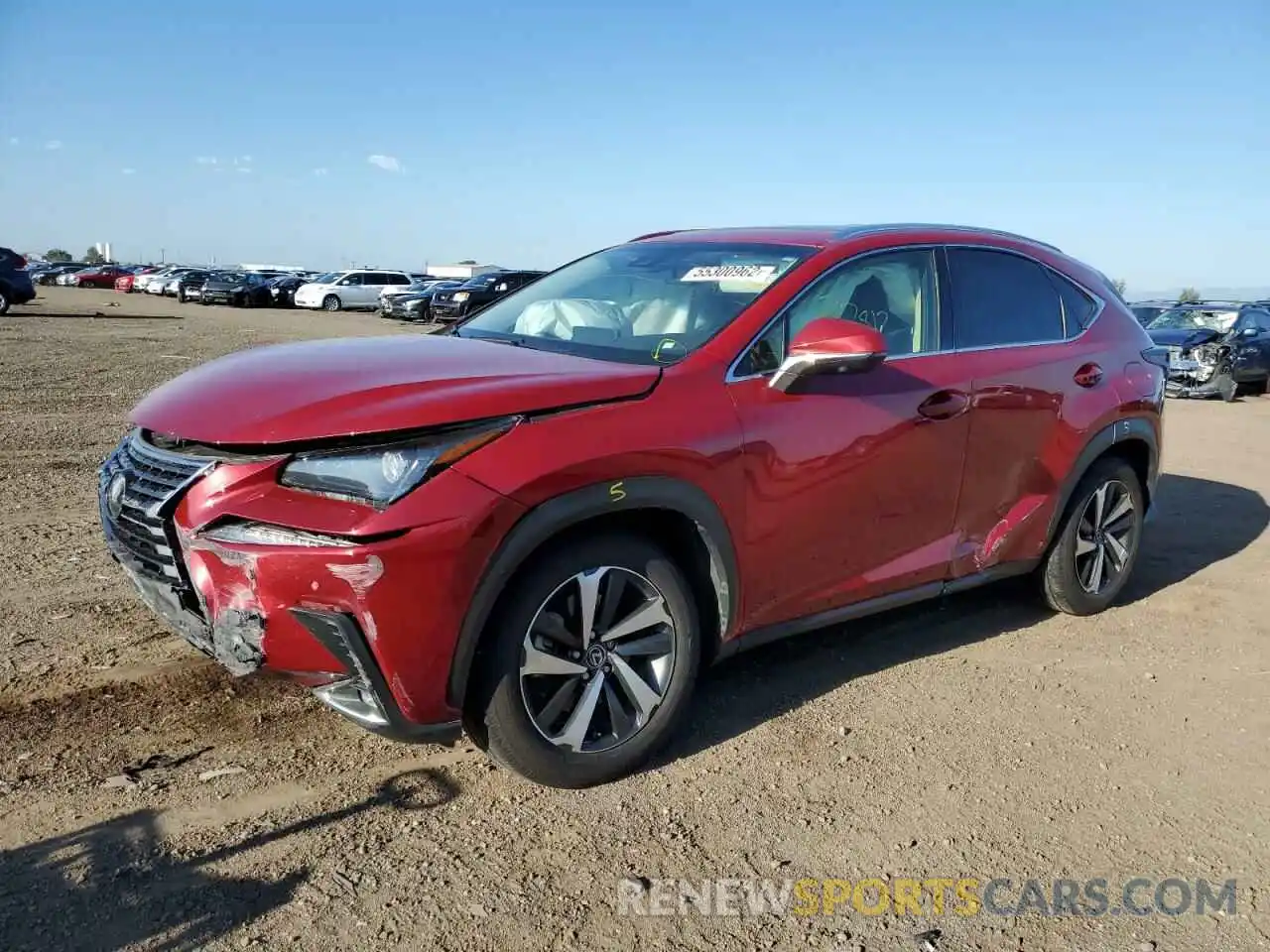 2 Photograph of a damaged car JTJBARBZ9K2214155 LEXUS NX 2019