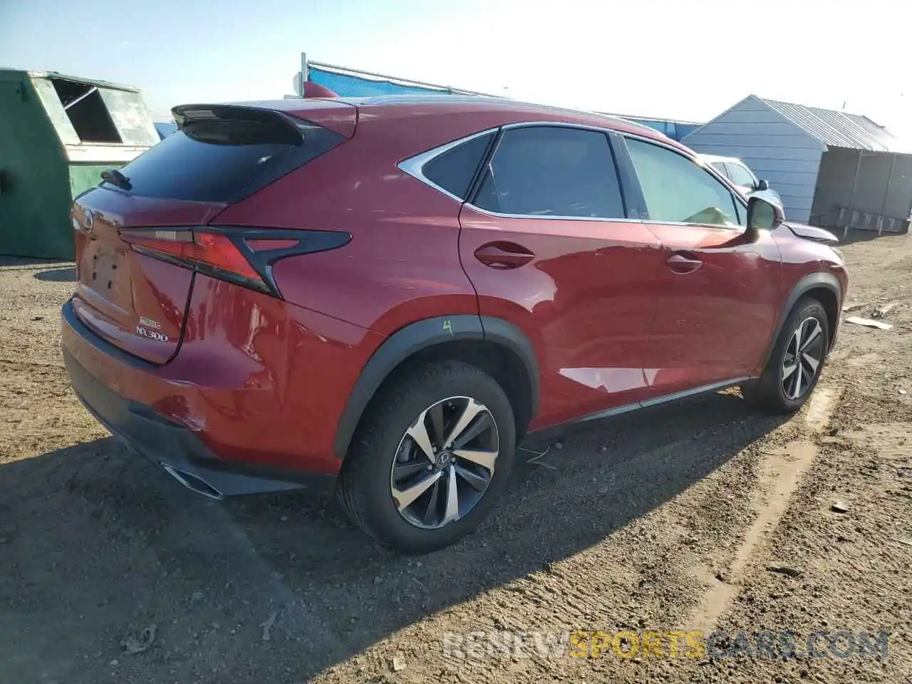 4 Photograph of a damaged car JTJBARBZ9K2214155 LEXUS NX 2019