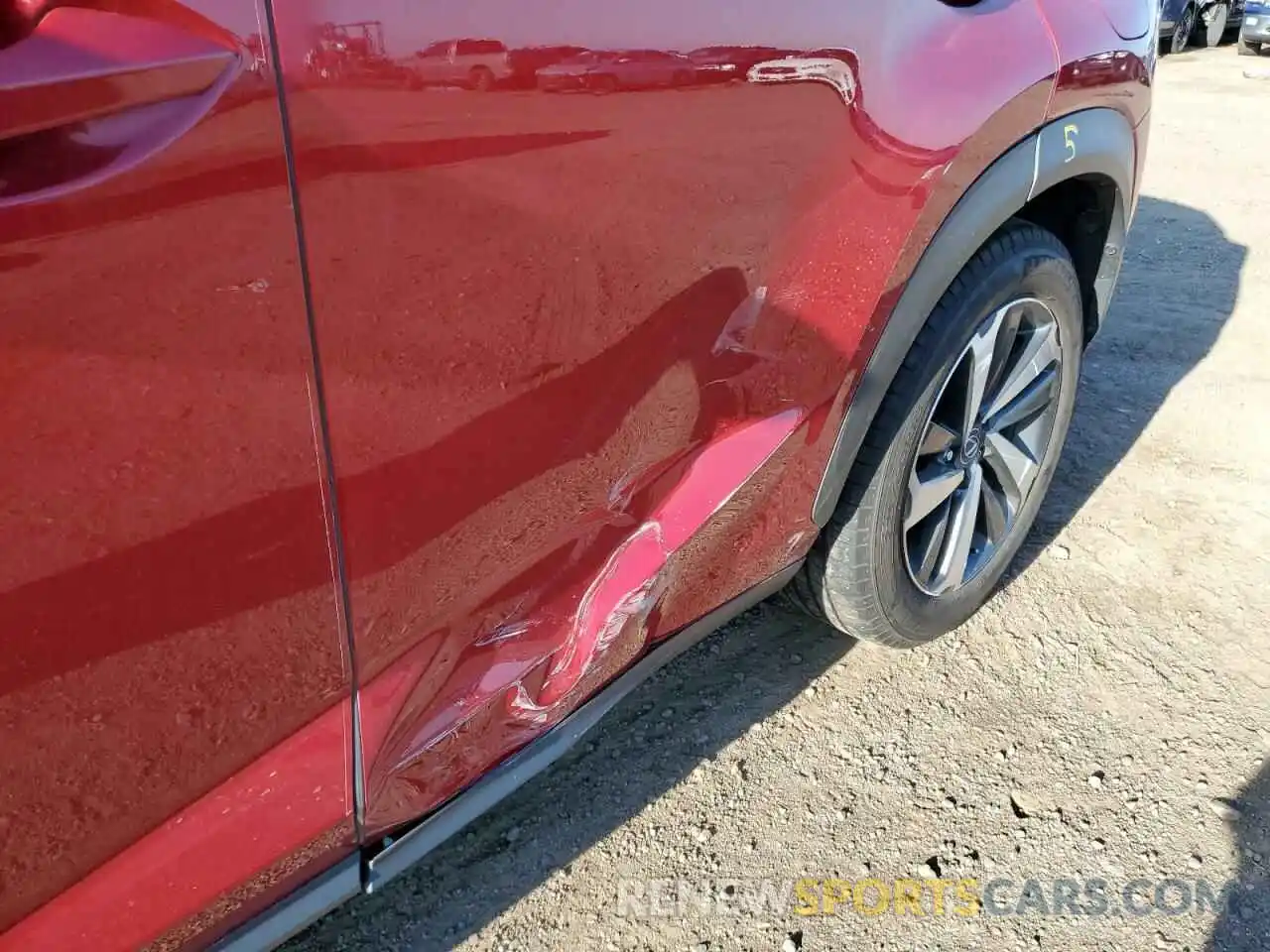 9 Photograph of a damaged car JTJBARBZ9K2214155 LEXUS NX 2019