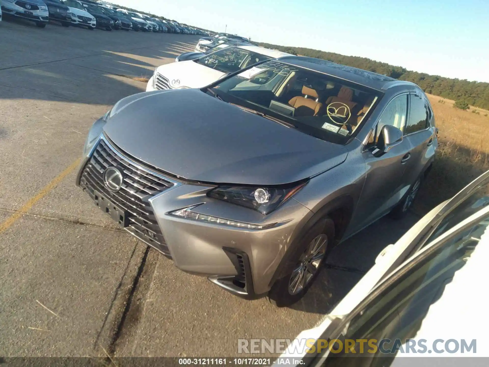 2 Photograph of a damaged car JTJBARBZ9K2214379 LEXUS NX 2019