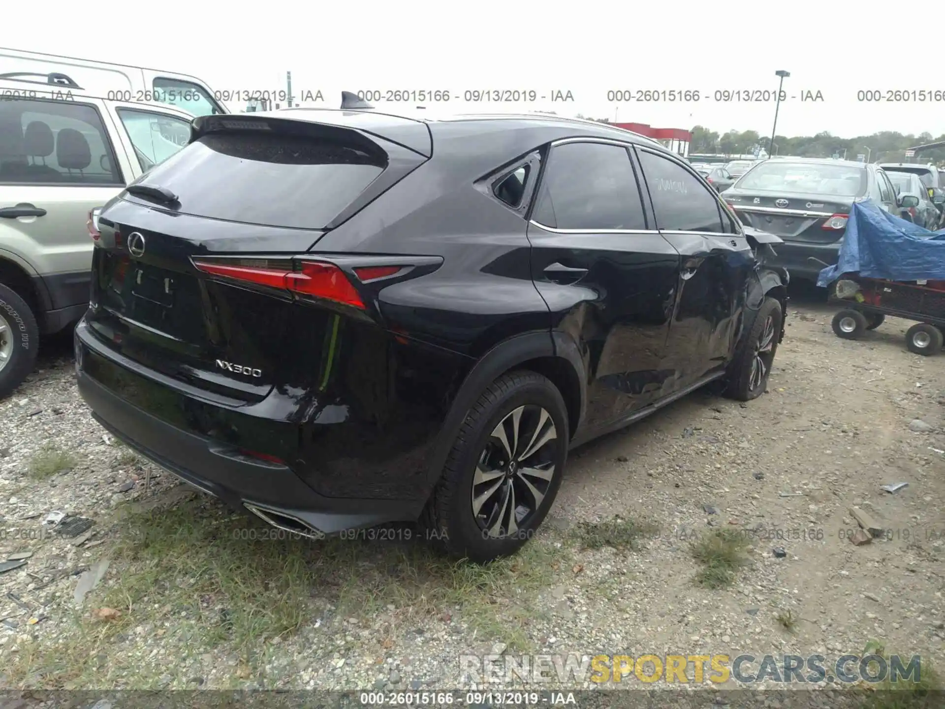 4 Фотография поврежденного автомобиля JTJBARBZ9K2217279 LEXUS NX 2019