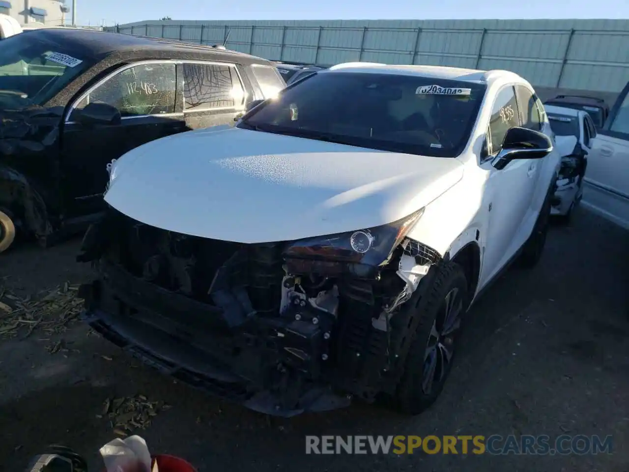 2 Photograph of a damaged car JTJBARBZXK2181232 LEXUS NX 2019