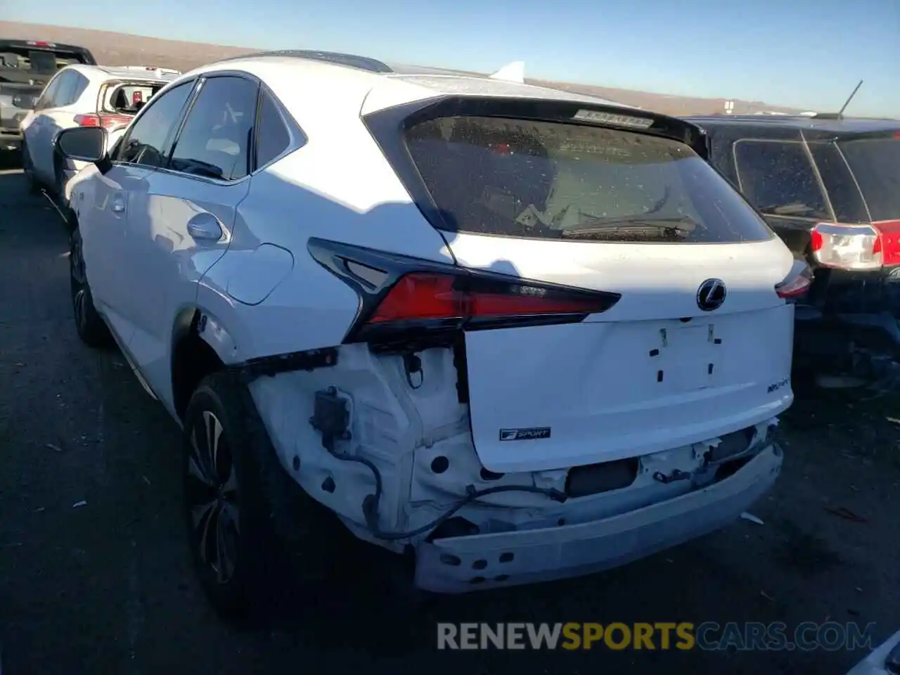 3 Photograph of a damaged car JTJBARBZXK2181232 LEXUS NX 2019