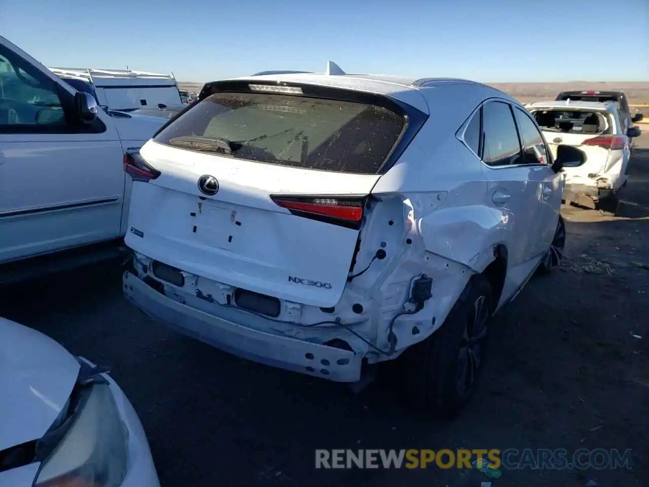 4 Photograph of a damaged car JTJBARBZXK2181232 LEXUS NX 2019