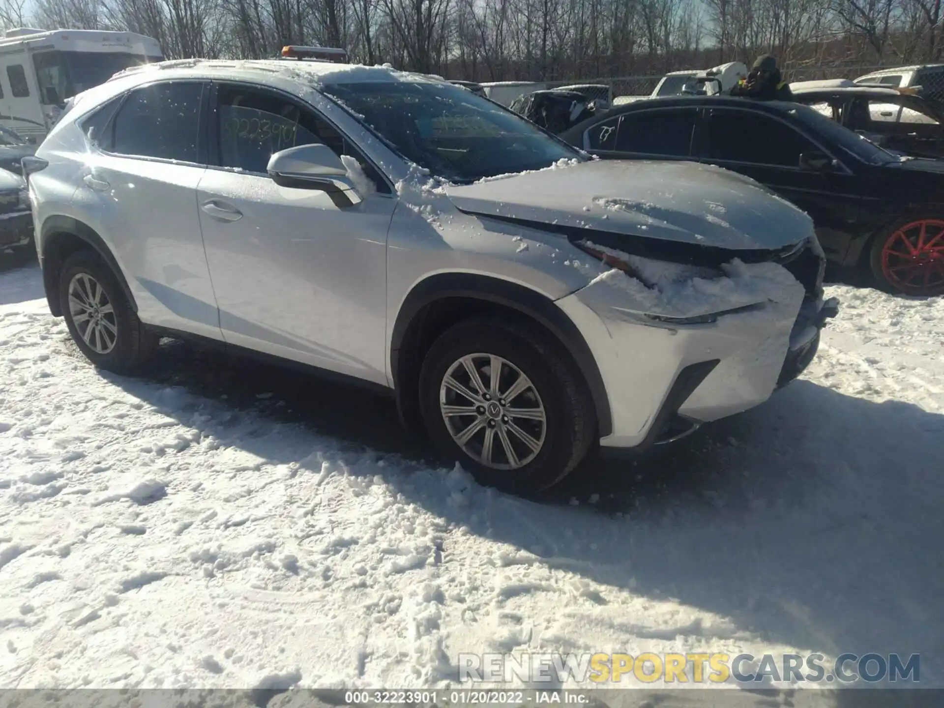 1 Photograph of a damaged car JTJBARBZXK2181411 LEXUS NX 2019