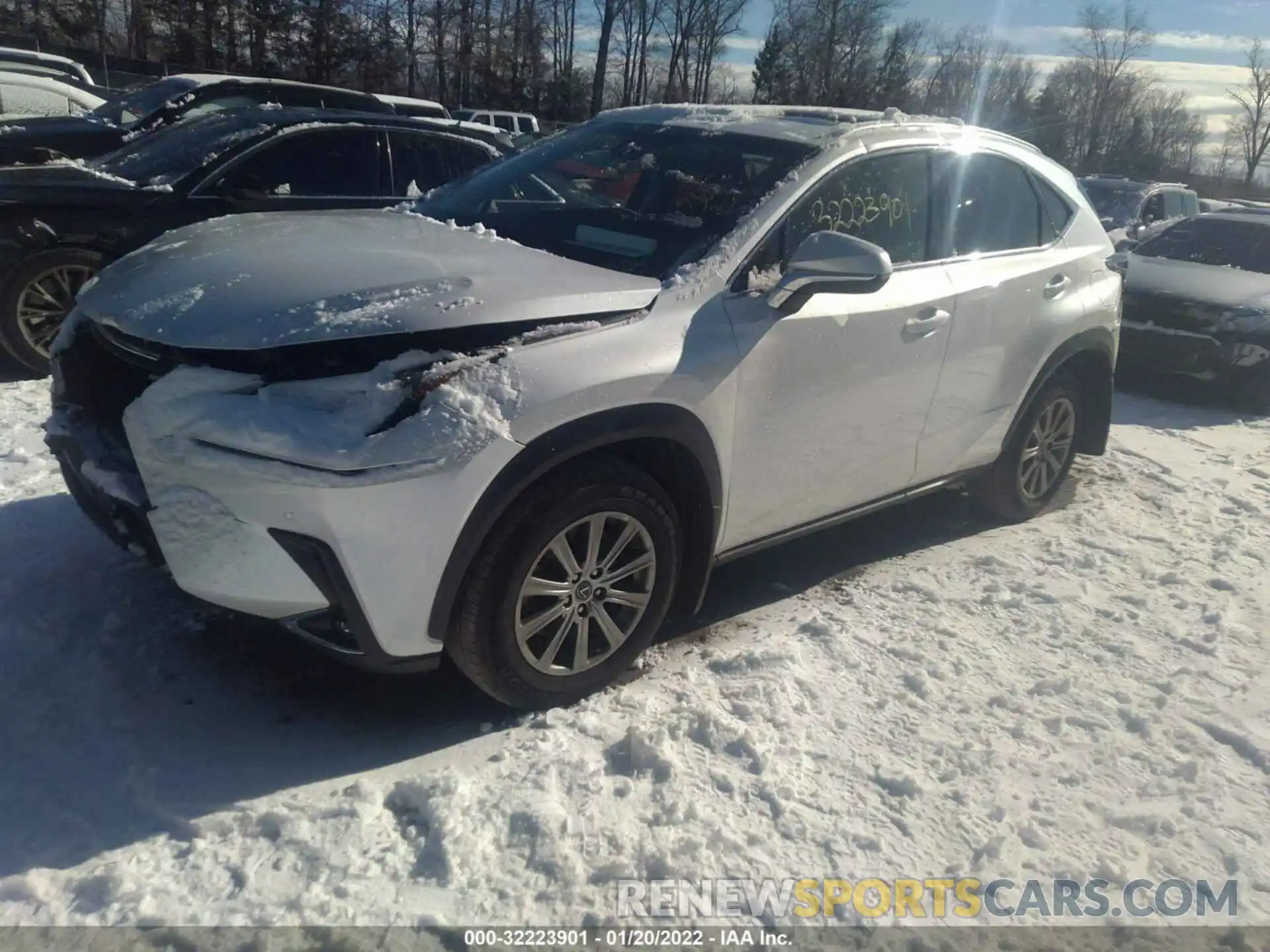 2 Photograph of a damaged car JTJBARBZXK2181411 LEXUS NX 2019