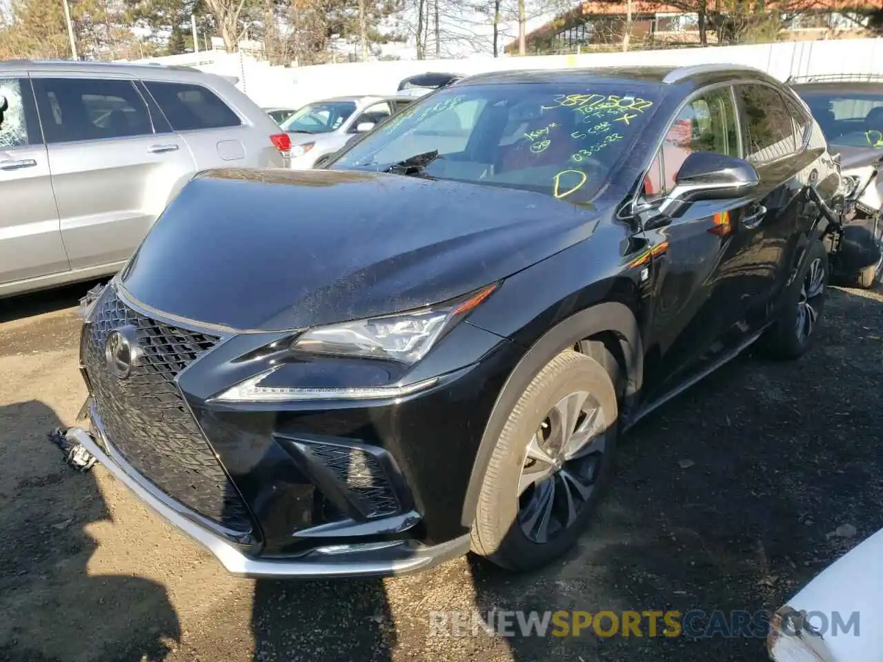 2 Photograph of a damaged car JTJBARBZXK2184566 LEXUS NX 2019