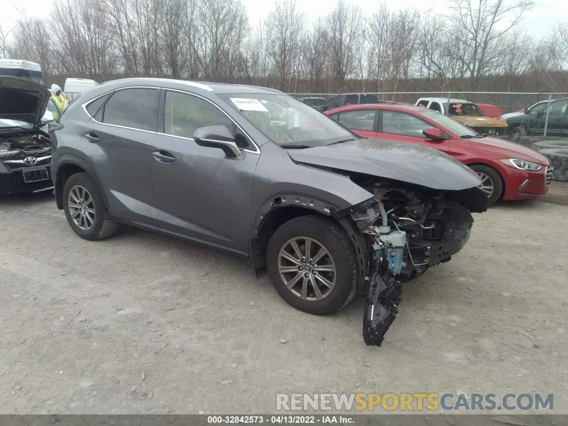 1 Фотография поврежденного автомобиля JTJBARBZXK2184700 LEXUS NX 2019