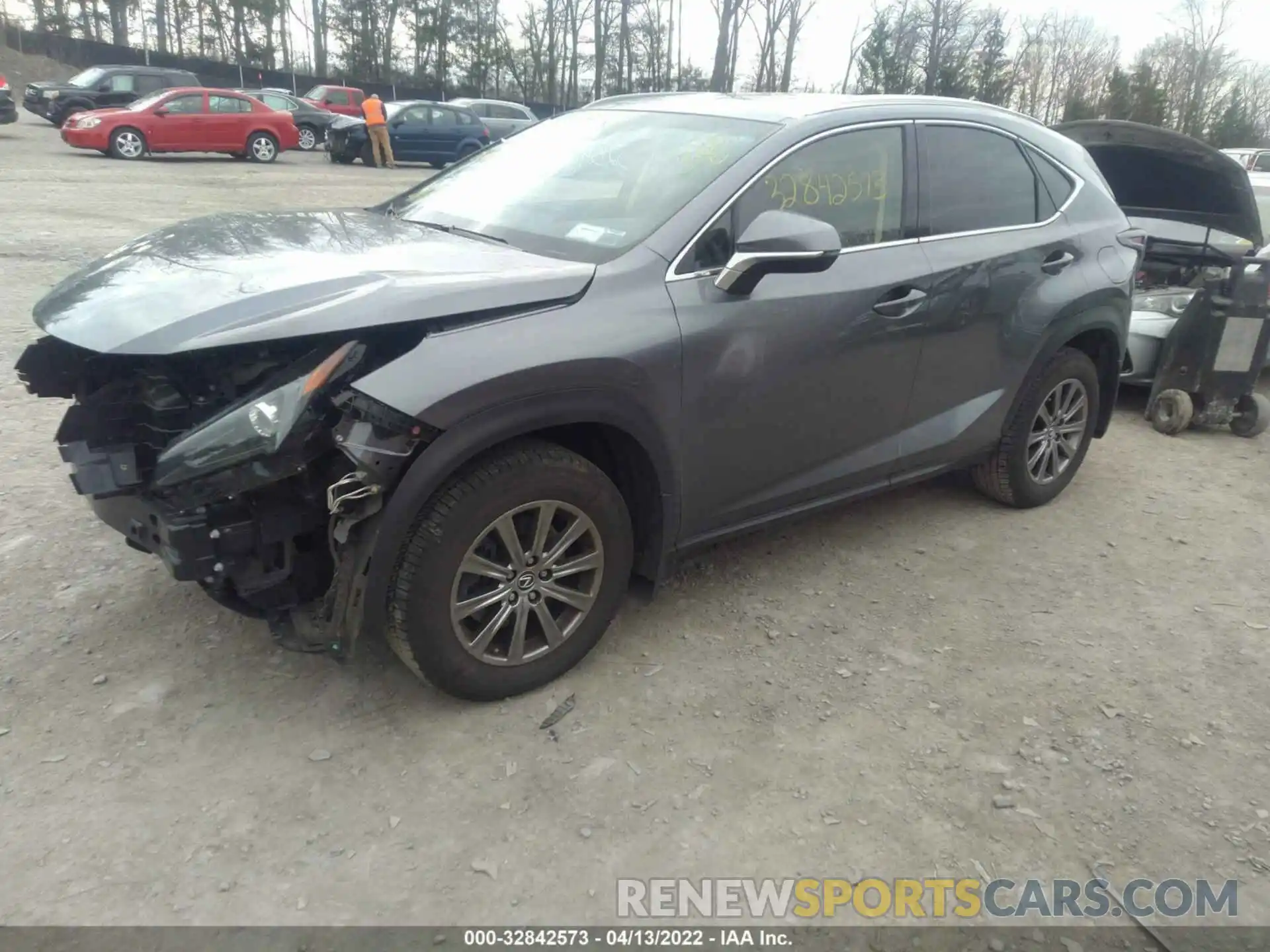 2 Фотография поврежденного автомобиля JTJBARBZXK2184700 LEXUS NX 2019