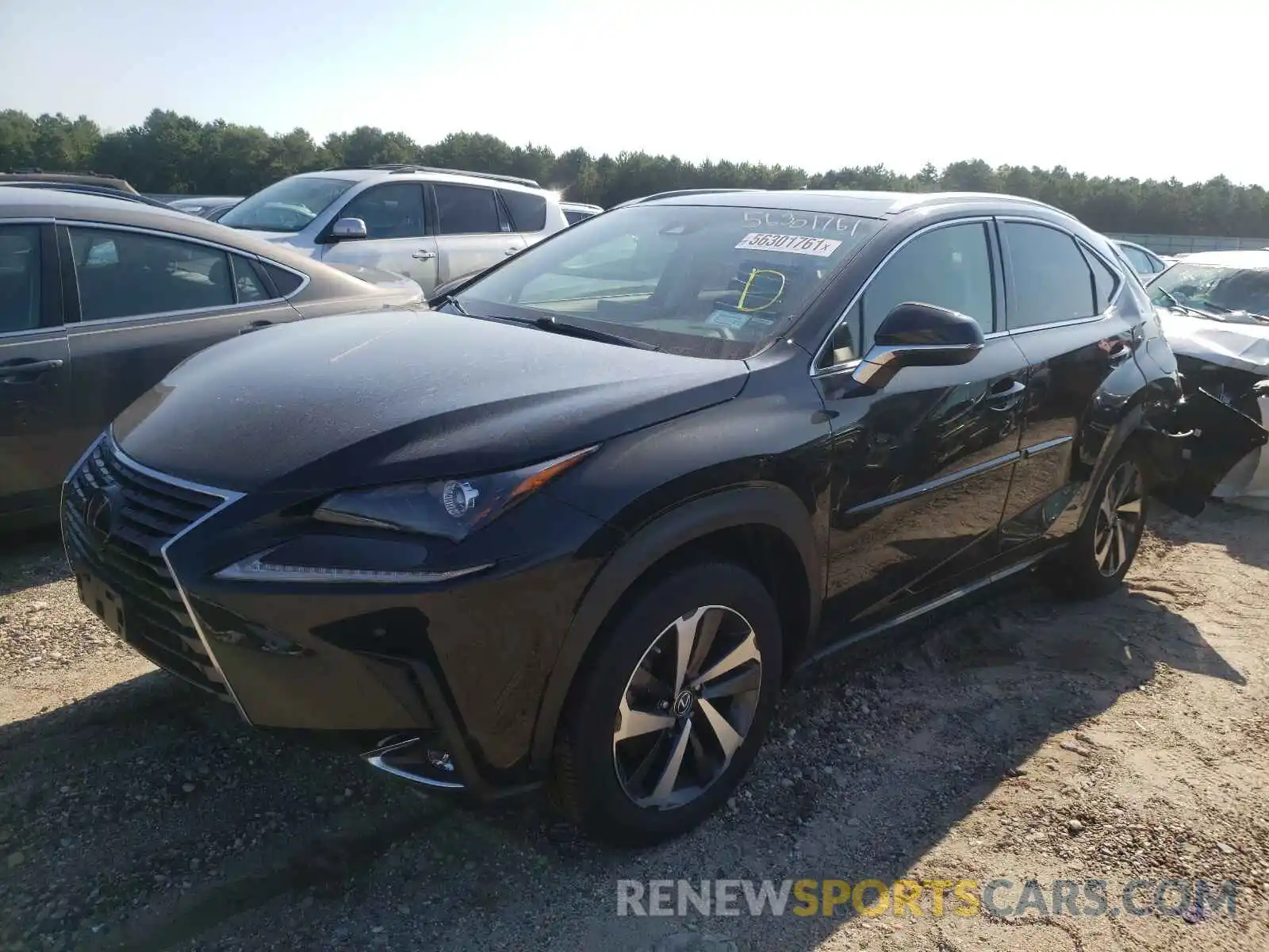 2 Фотография поврежденного автомобиля JTJBARBZXK2185958 LEXUS NX 2019