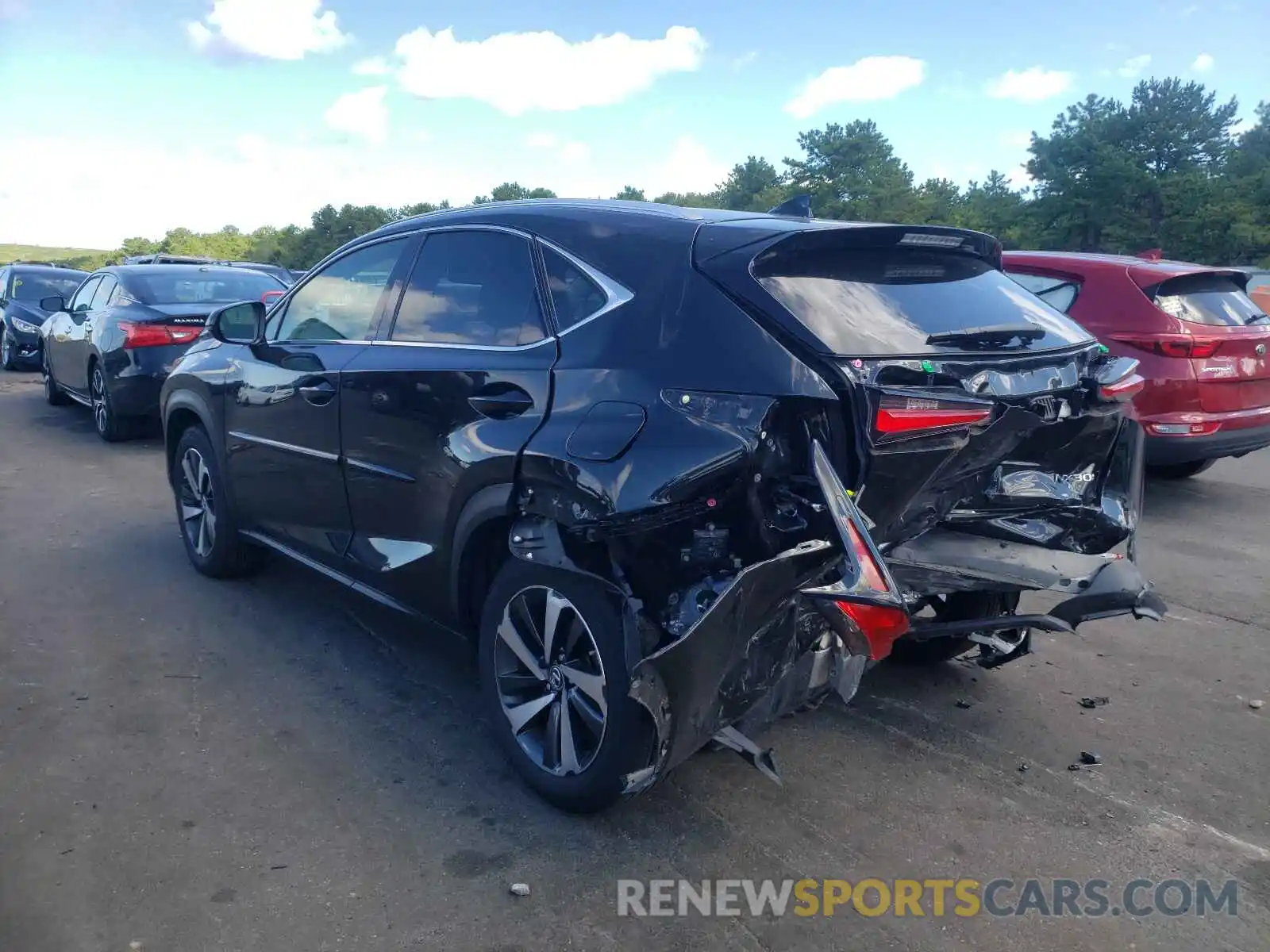 3 Photograph of a damaged car JTJBARBZXK2185958 LEXUS NX 2019