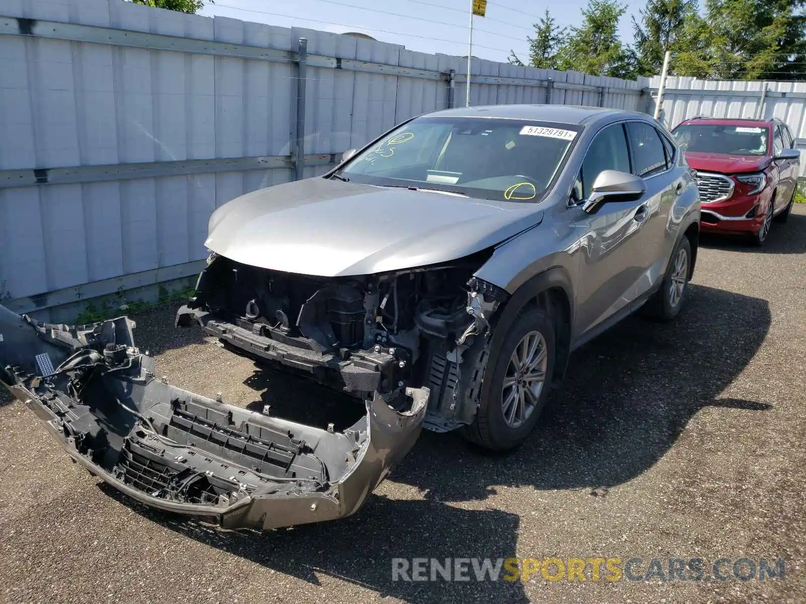 2 Photograph of a damaged car JTJBARBZXK2188813 LEXUS NX 2019