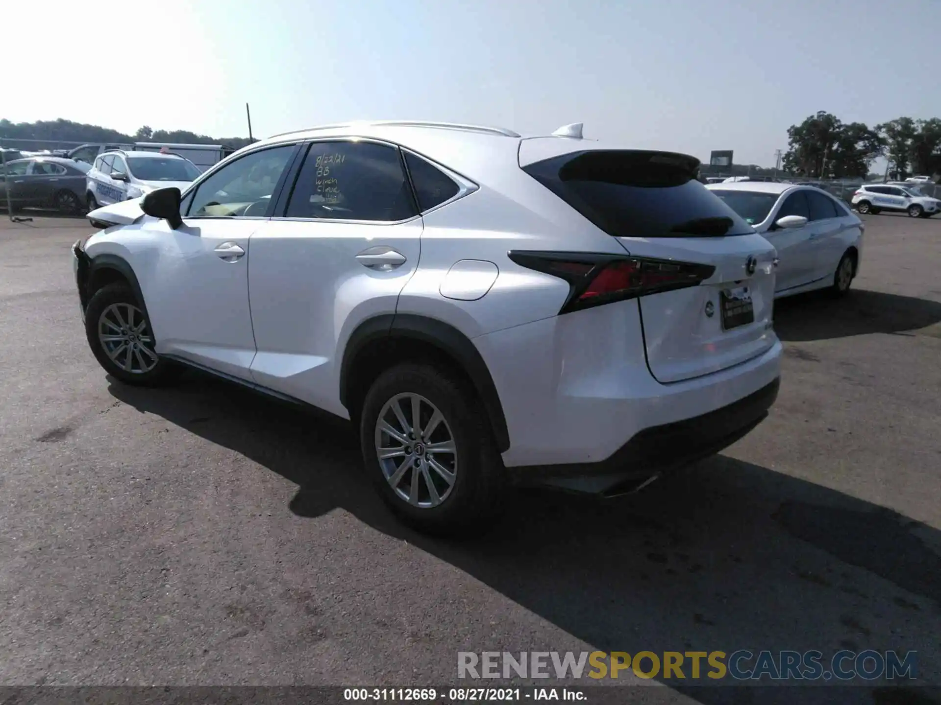 3 Фотография поврежденного автомобиля JTJBARBZXK2188892 LEXUS NX 2019