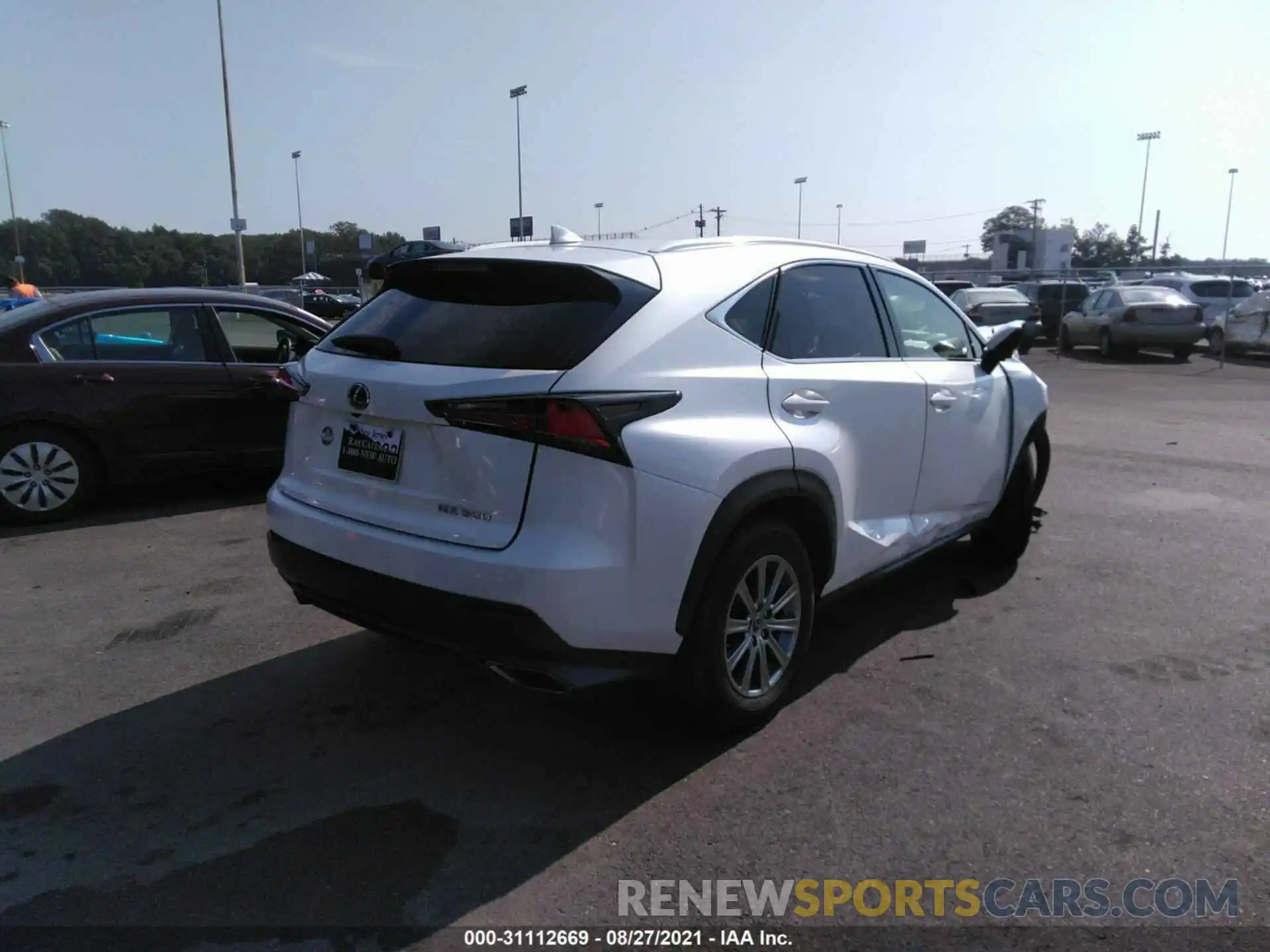 4 Фотография поврежденного автомобиля JTJBARBZXK2188892 LEXUS NX 2019