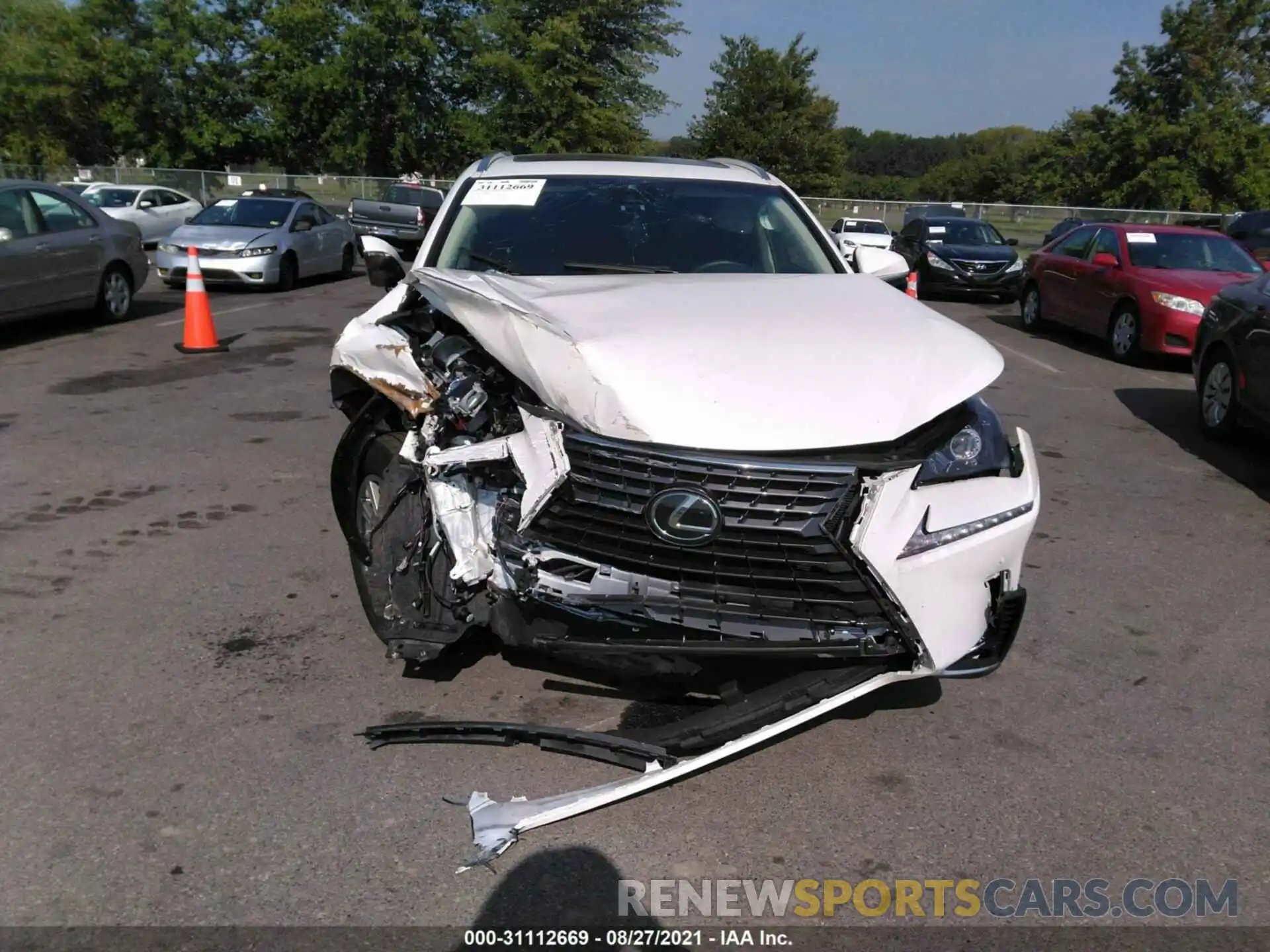 6 Photograph of a damaged car JTJBARBZXK2188892 LEXUS NX 2019