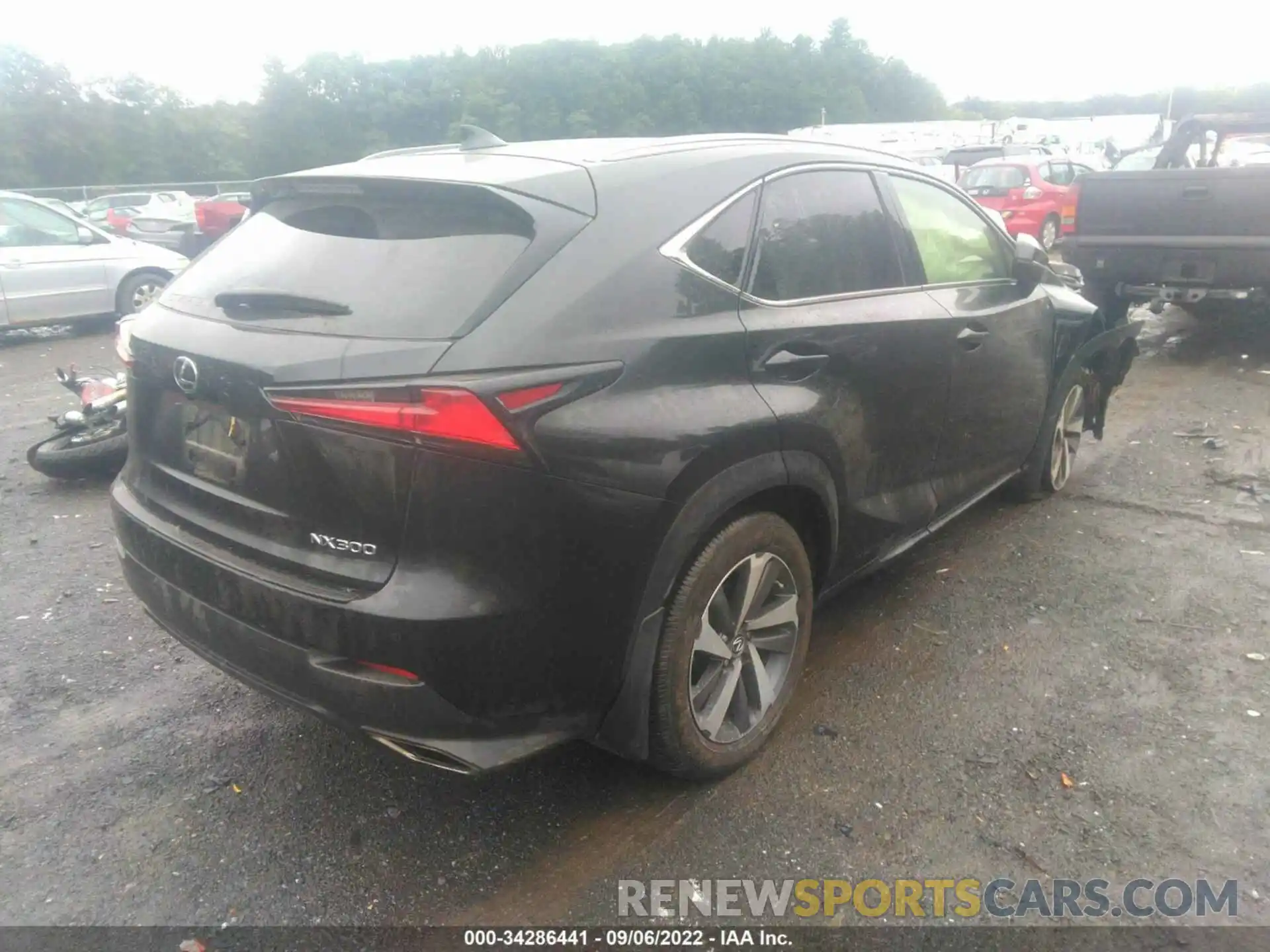 4 Фотография поврежденного автомобиля JTJBARBZXK2189718 LEXUS NX 2019