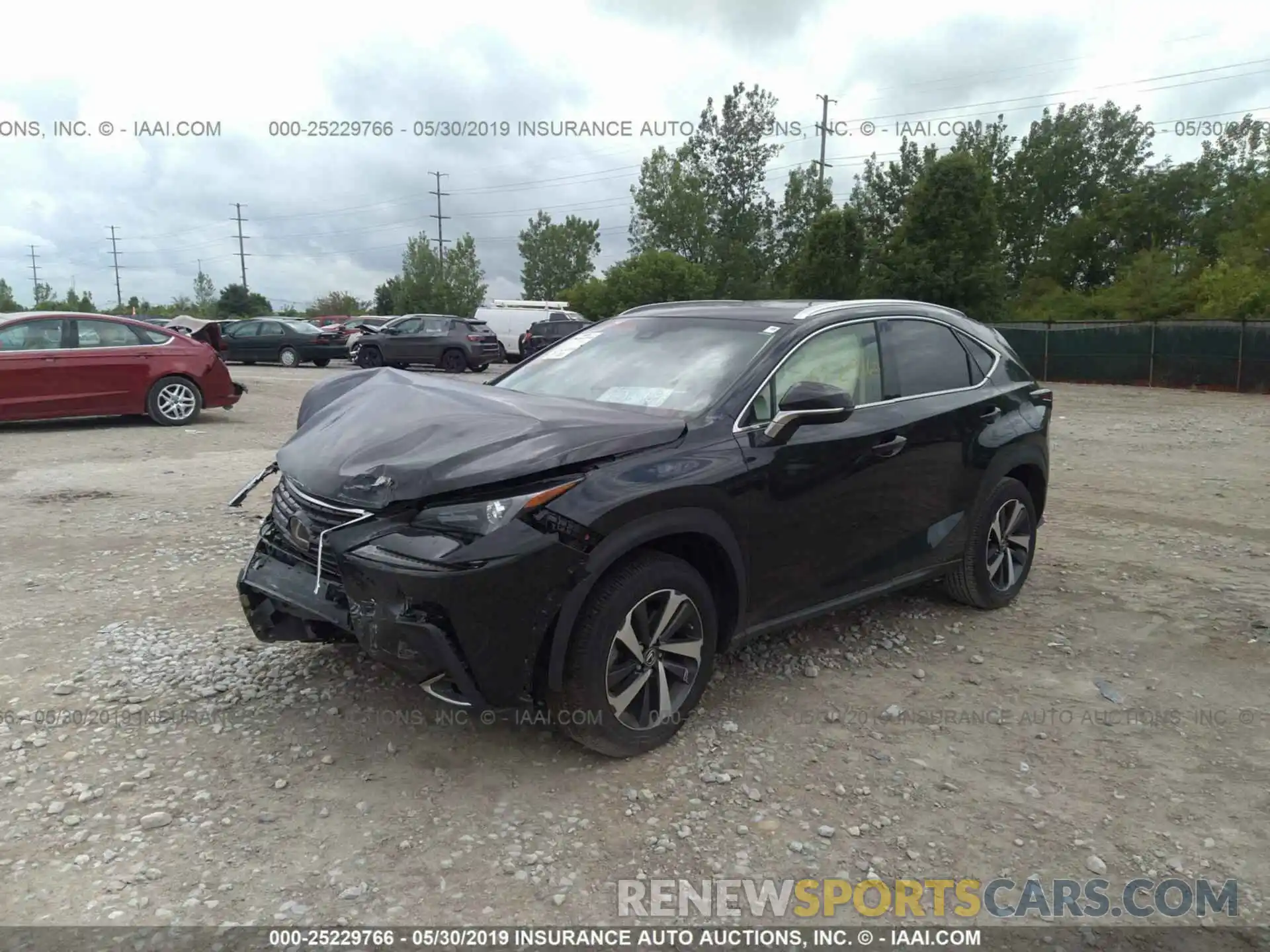 2 Фотография поврежденного автомобиля JTJBARBZXK2190626 LEXUS NX 2019