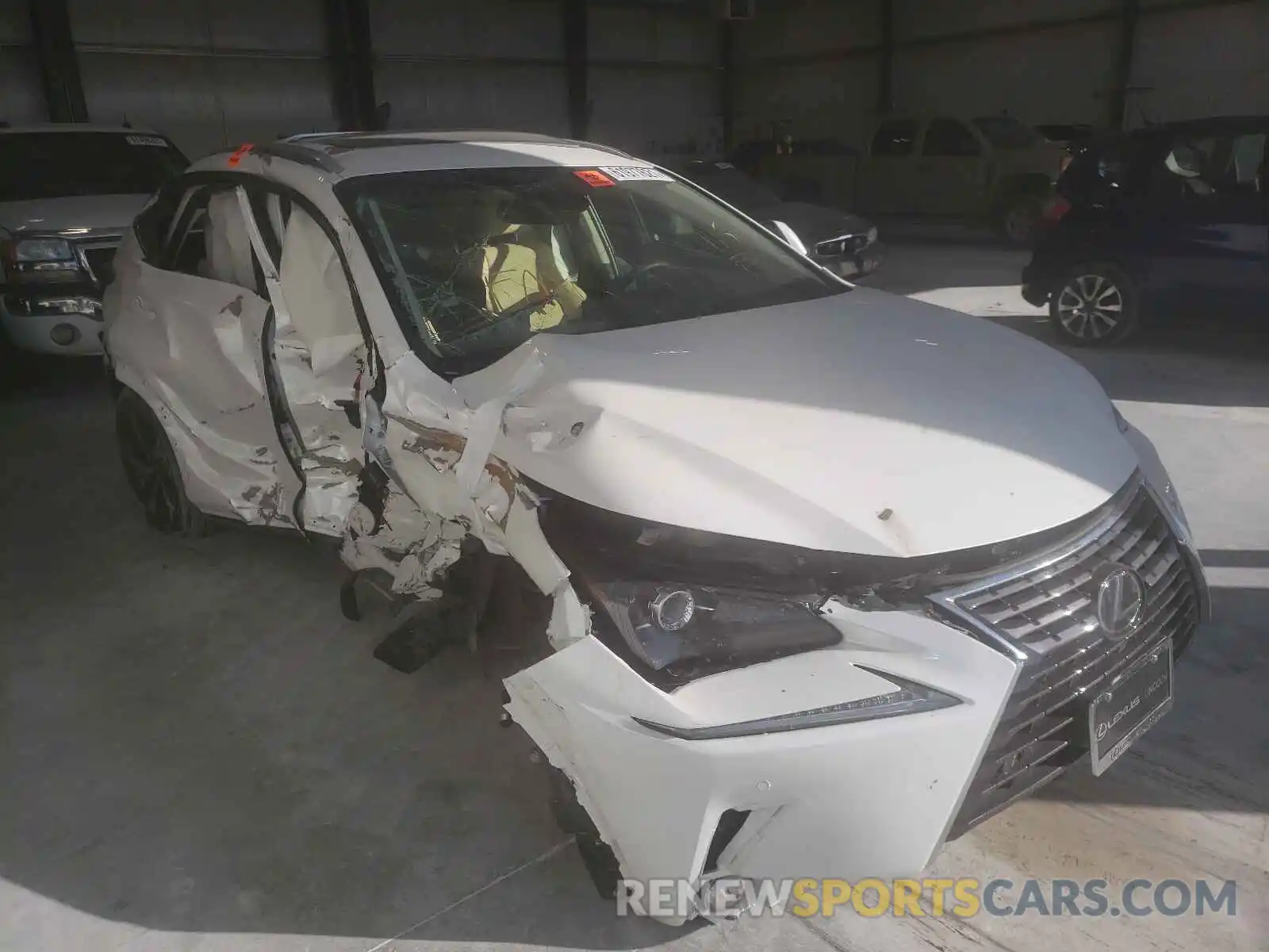 1 Photograph of a damaged car JTJBARBZXK2192392 LEXUS NX 2019