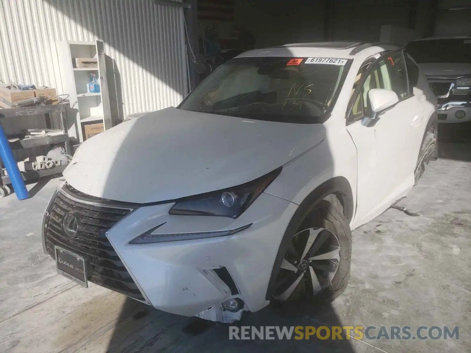 2 Photograph of a damaged car JTJBARBZXK2192392 LEXUS NX 2019