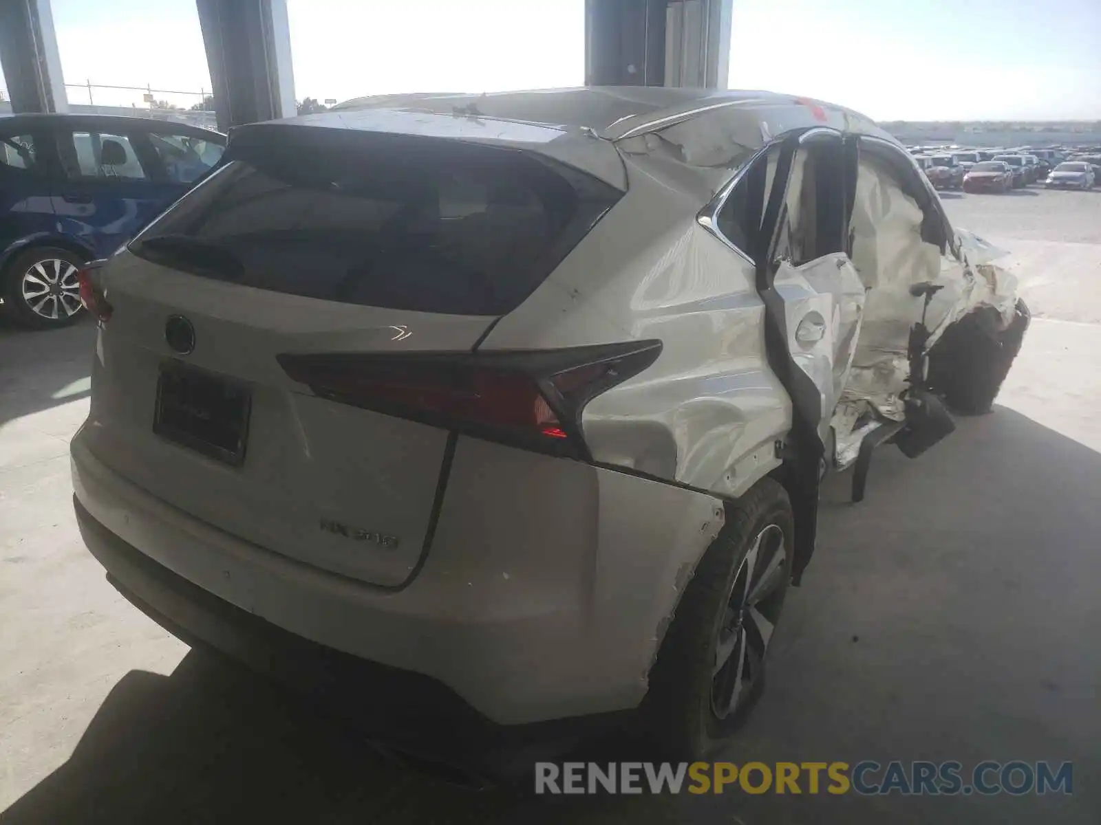 4 Photograph of a damaged car JTJBARBZXK2192392 LEXUS NX 2019