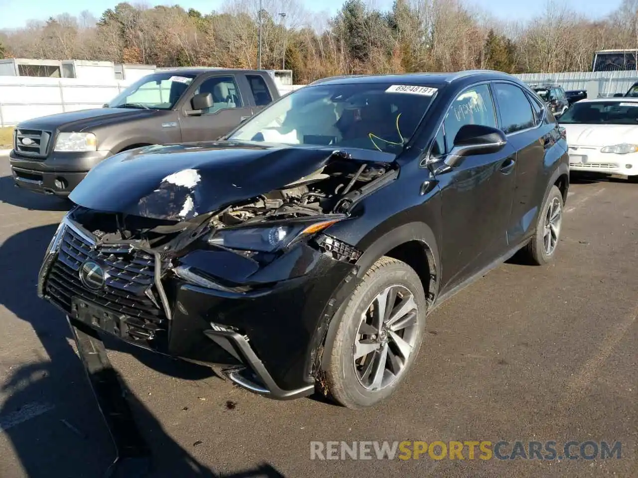 2 Photograph of a damaged car JTJBARBZXK2194577 LEXUS NX 2019