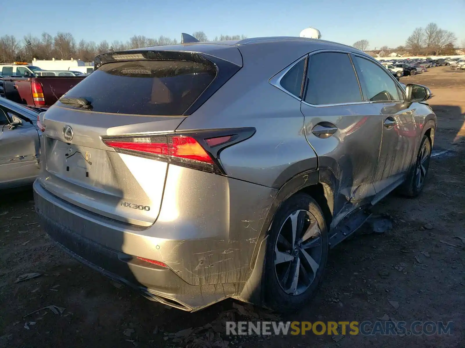 4 Photograph of a damaged car JTJBARBZXK2194837 LEXUS NX 2019